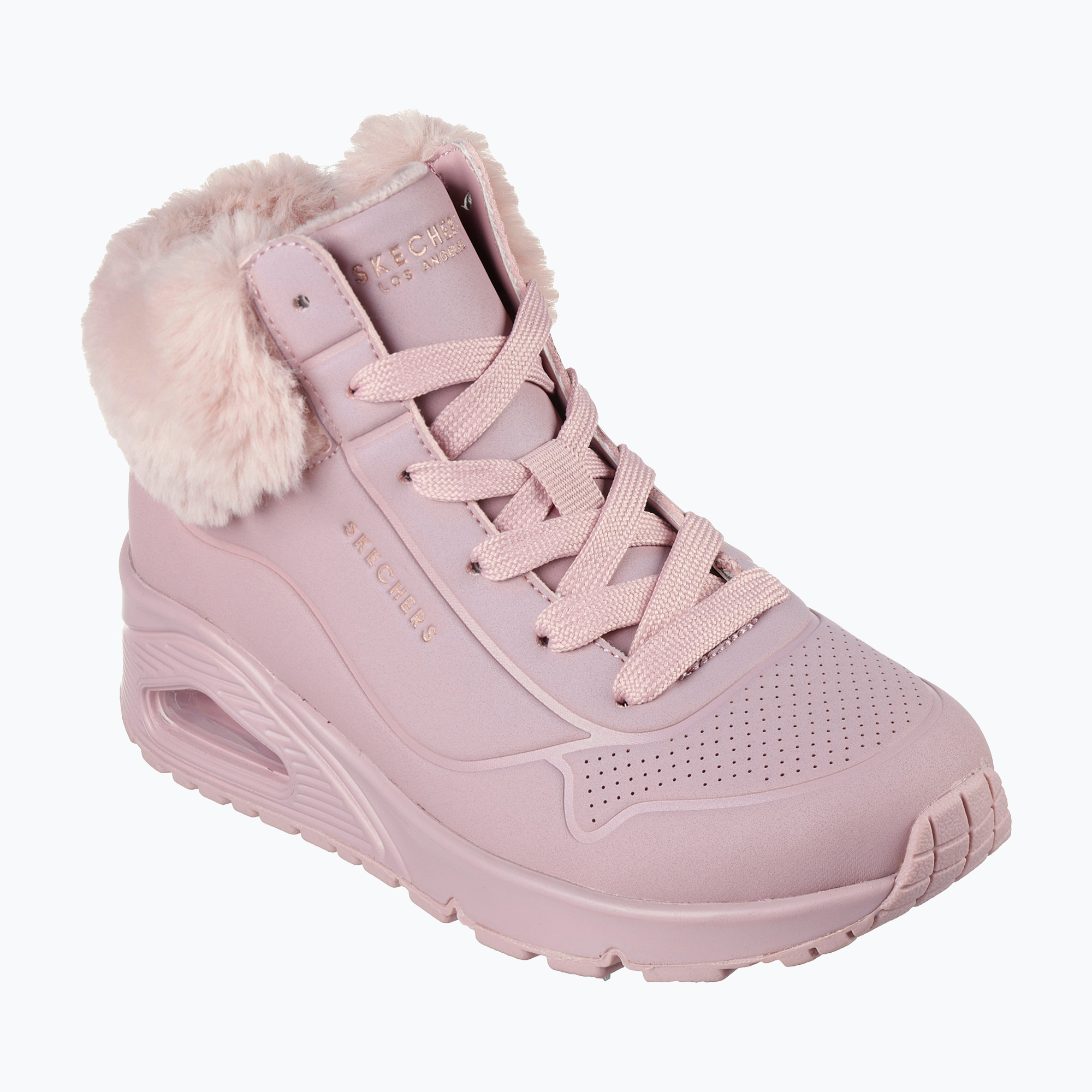 Buty dziecięce SKECHERS Uno Fall Air mauve 