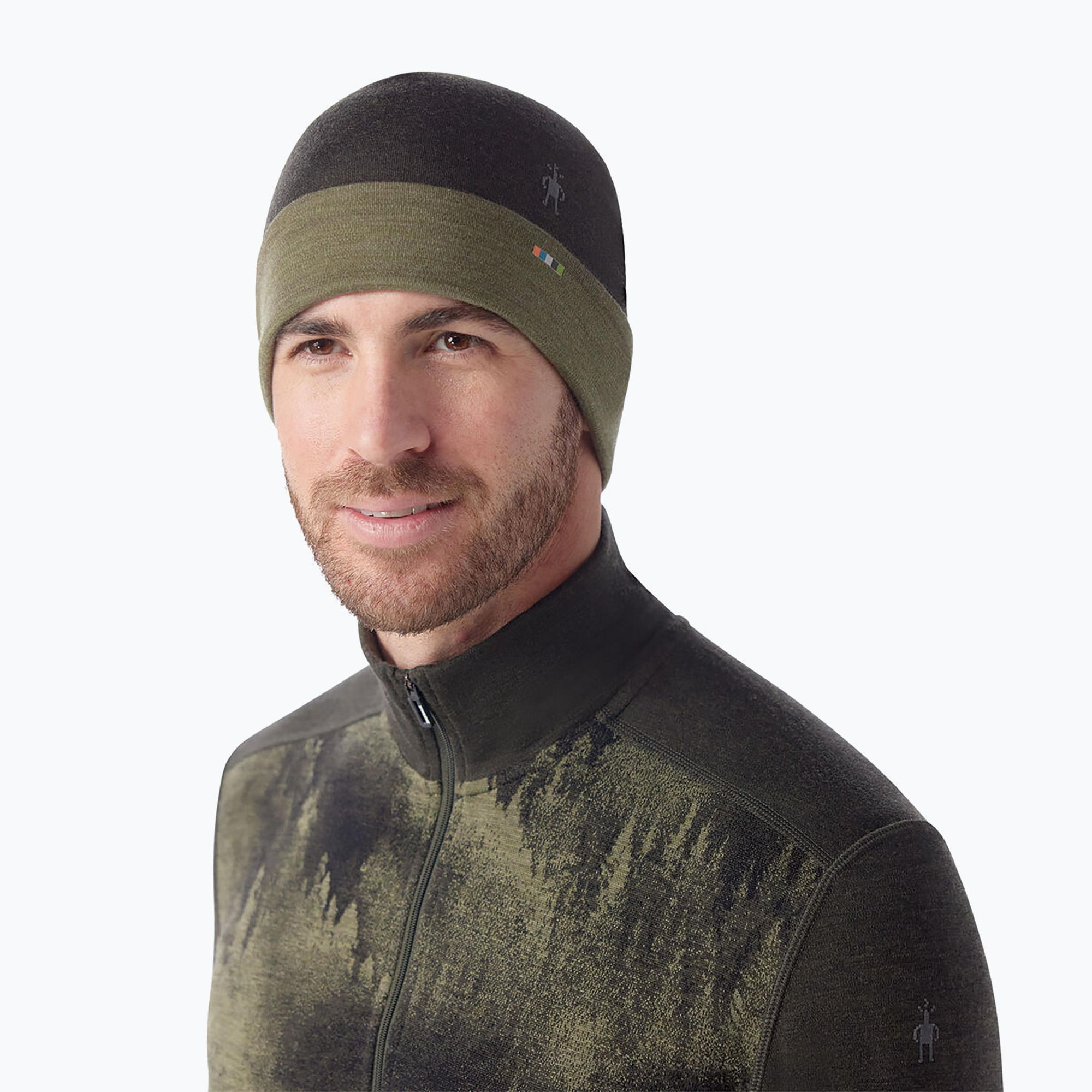 Czapka zimowa Smartwool Merino Reversible Cuffed north woods heather 