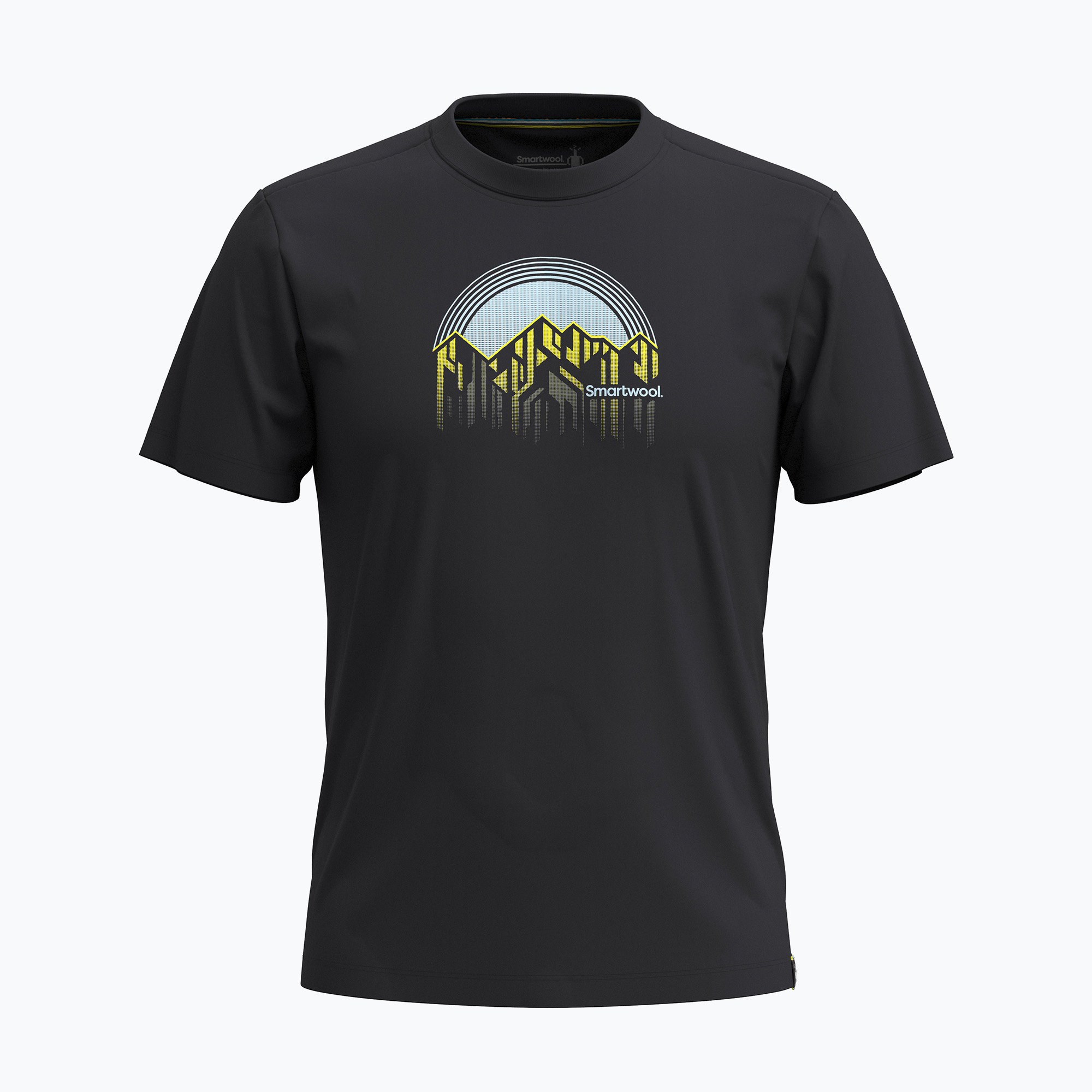 Koszulka męska Smartwool Dusk to Dawn Graphic Short Sleeve black 