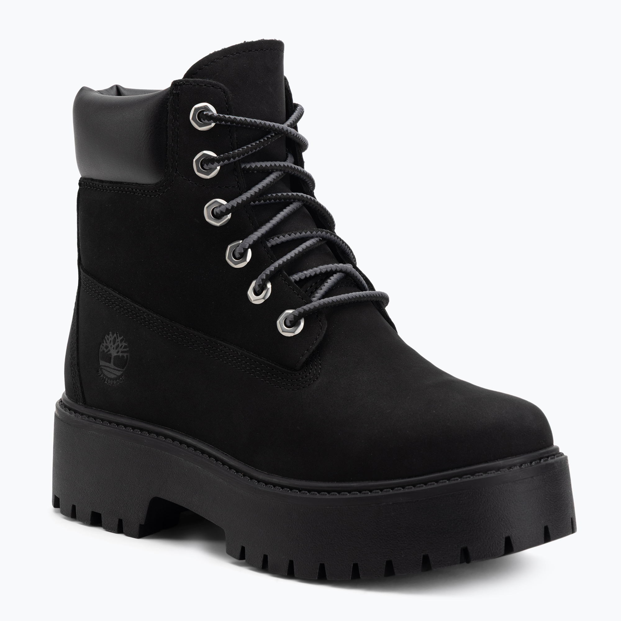 Buty damskie Timberland Stone Street 6In Waterproof jet black 