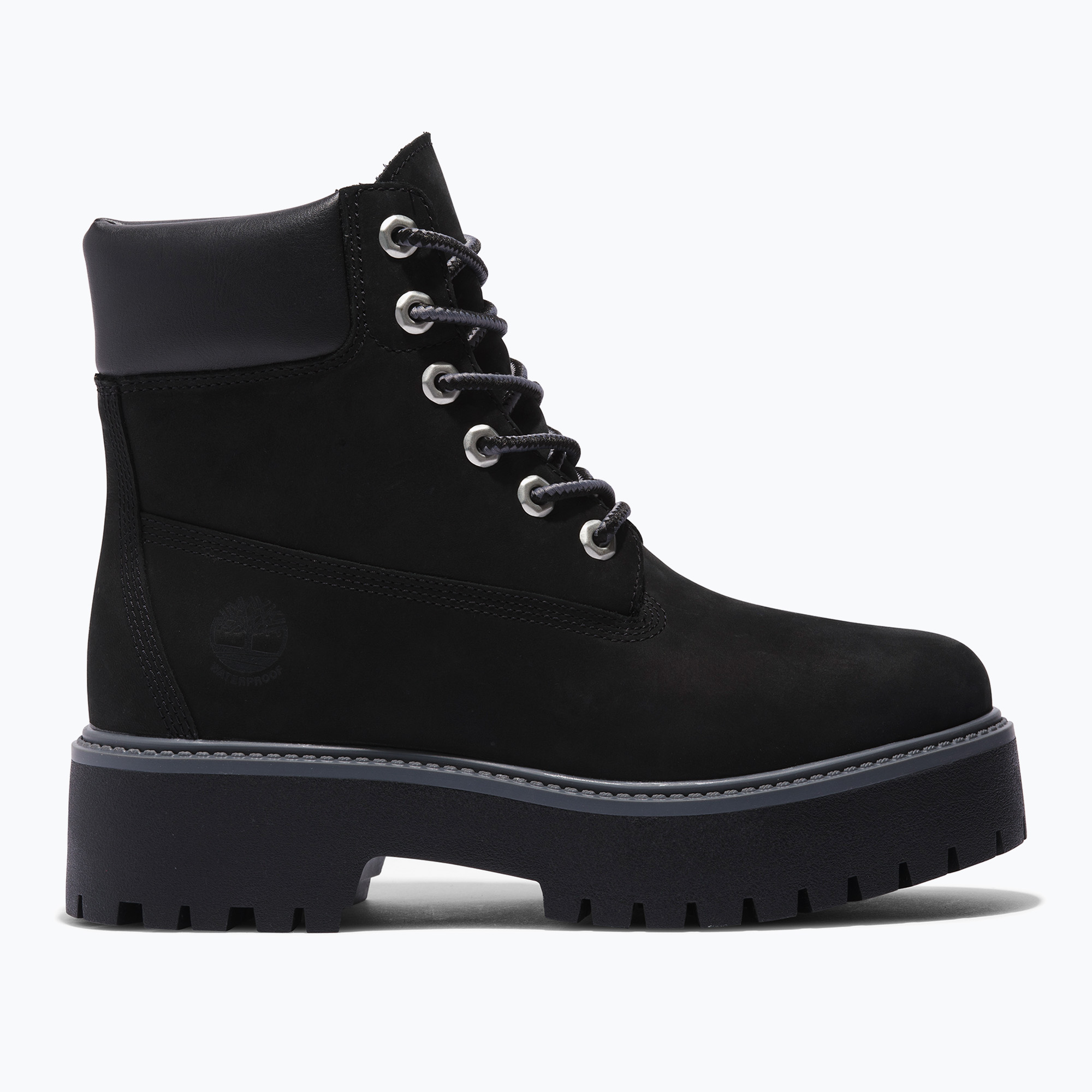 Buty damskie Timberland Stone Street 6In Waterproof jet black 