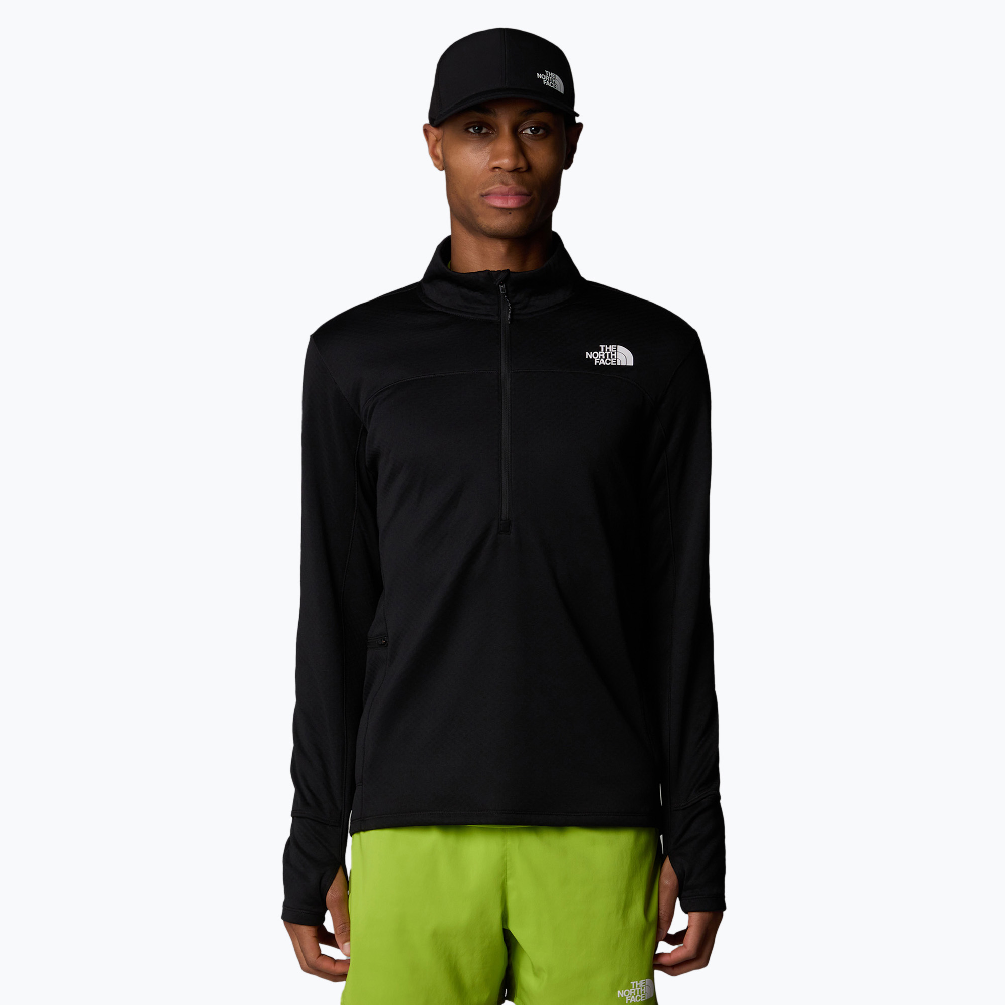 Bluza do biegania męska The North Face Winter Warm Pro 1/4 Zip tnf black 