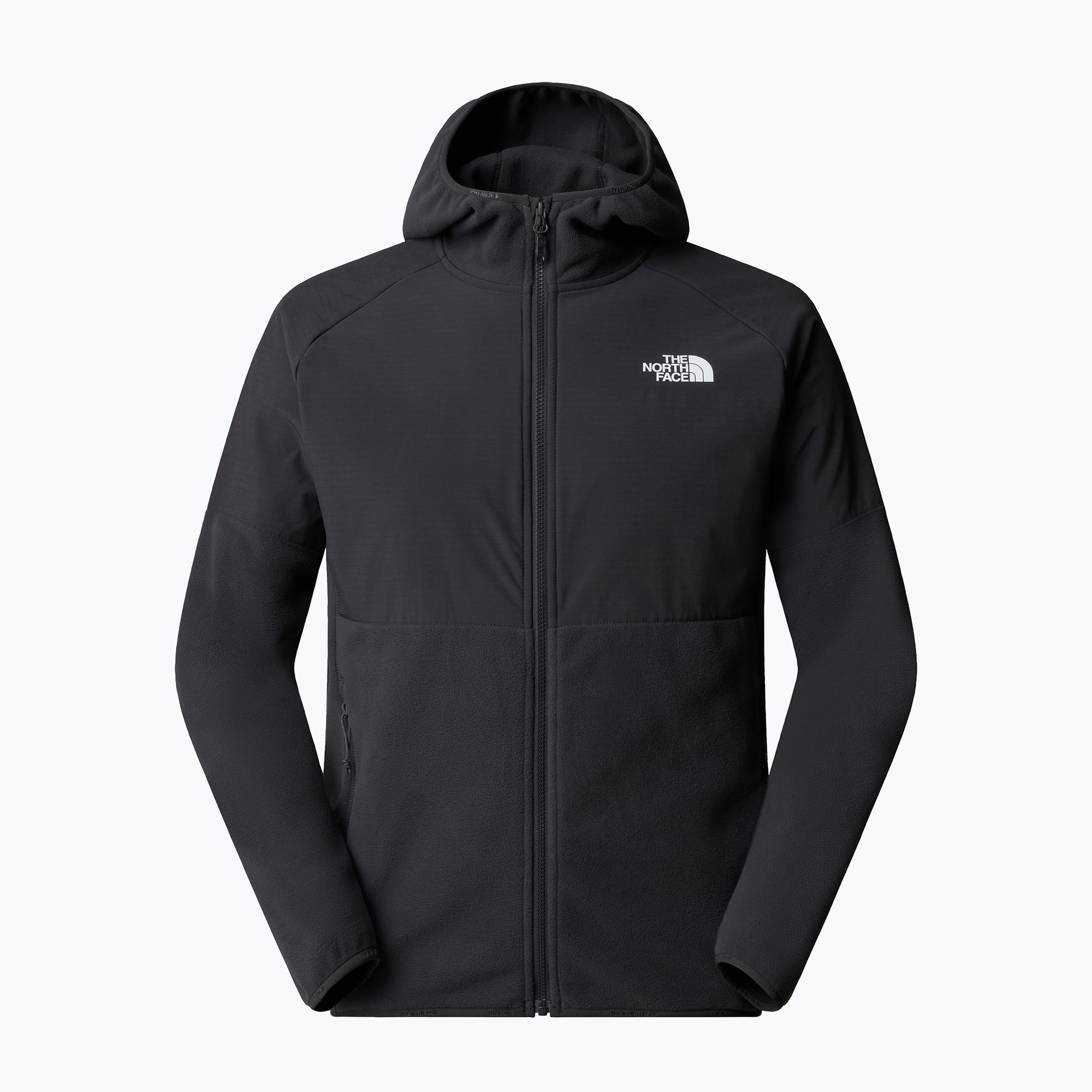 Bluza męska The North Face Glacier Heavyweight Full Zip HD asphalt grey/asphalt grey 