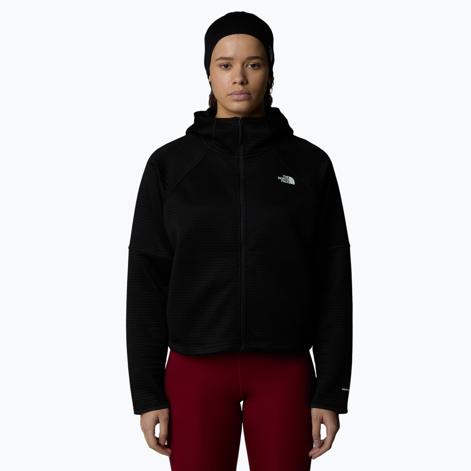 Felpa da trekking da donna The North Face Vertical Thermal FZ Hoodie nero (M) (Vertical Thermal FZ Hoodie NF0A89VEJK31002)