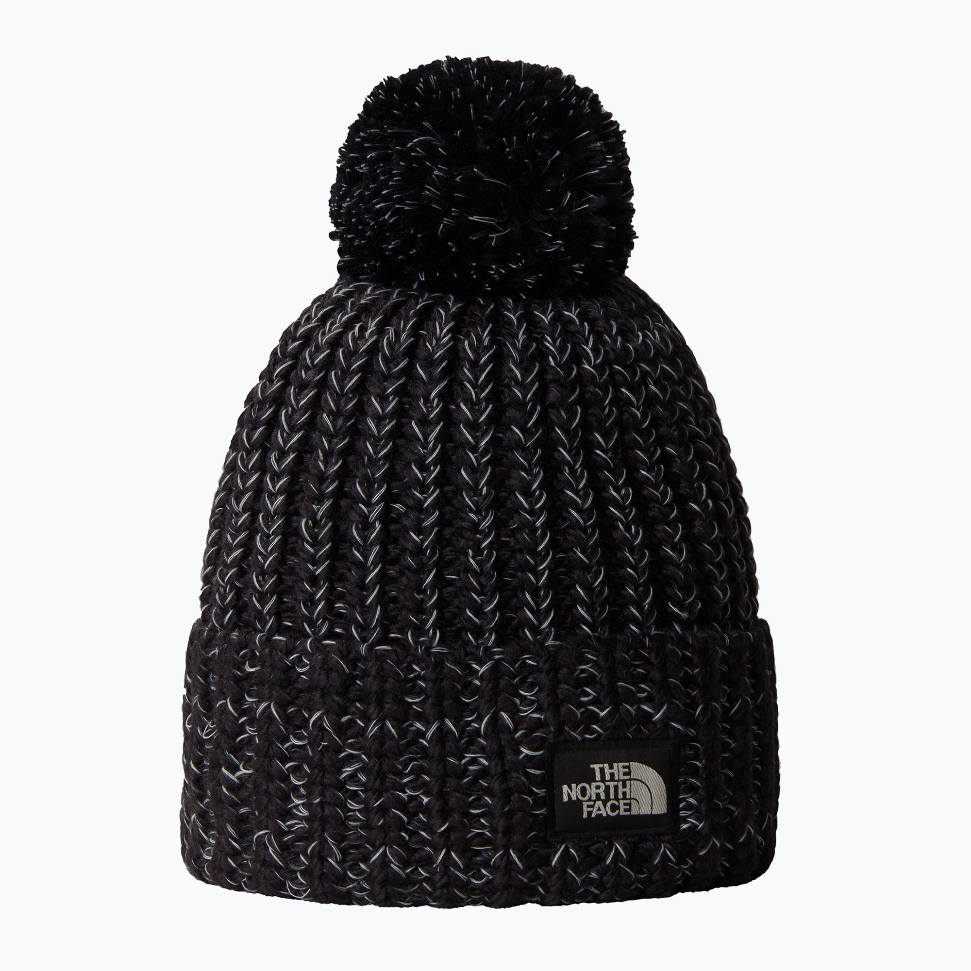 Czapka zimowa męska The North Face Cozy Chunky Cabin black/white dune 