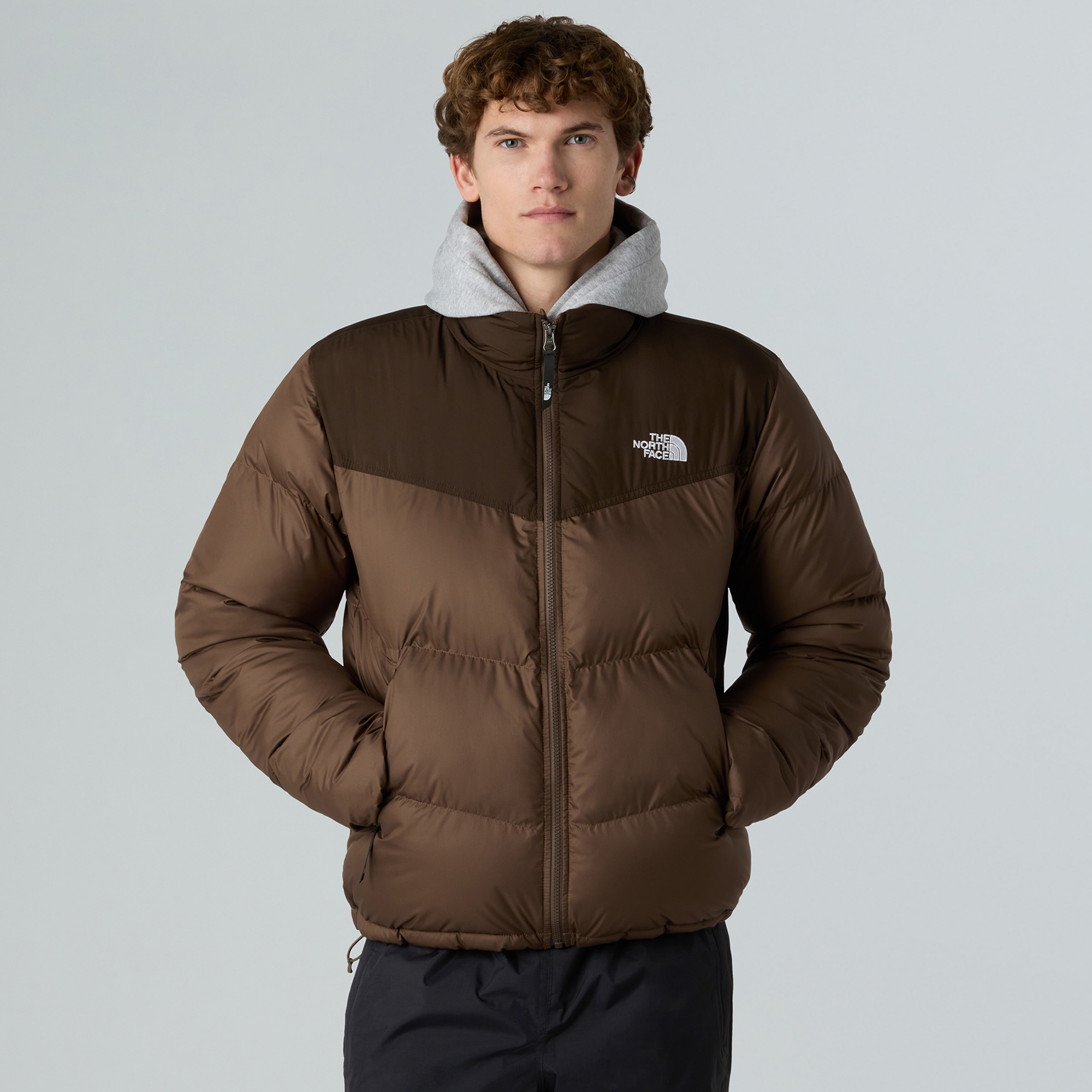 Kurtka ocieplana męska The North Face Saikuru smokey brown/demitasse 