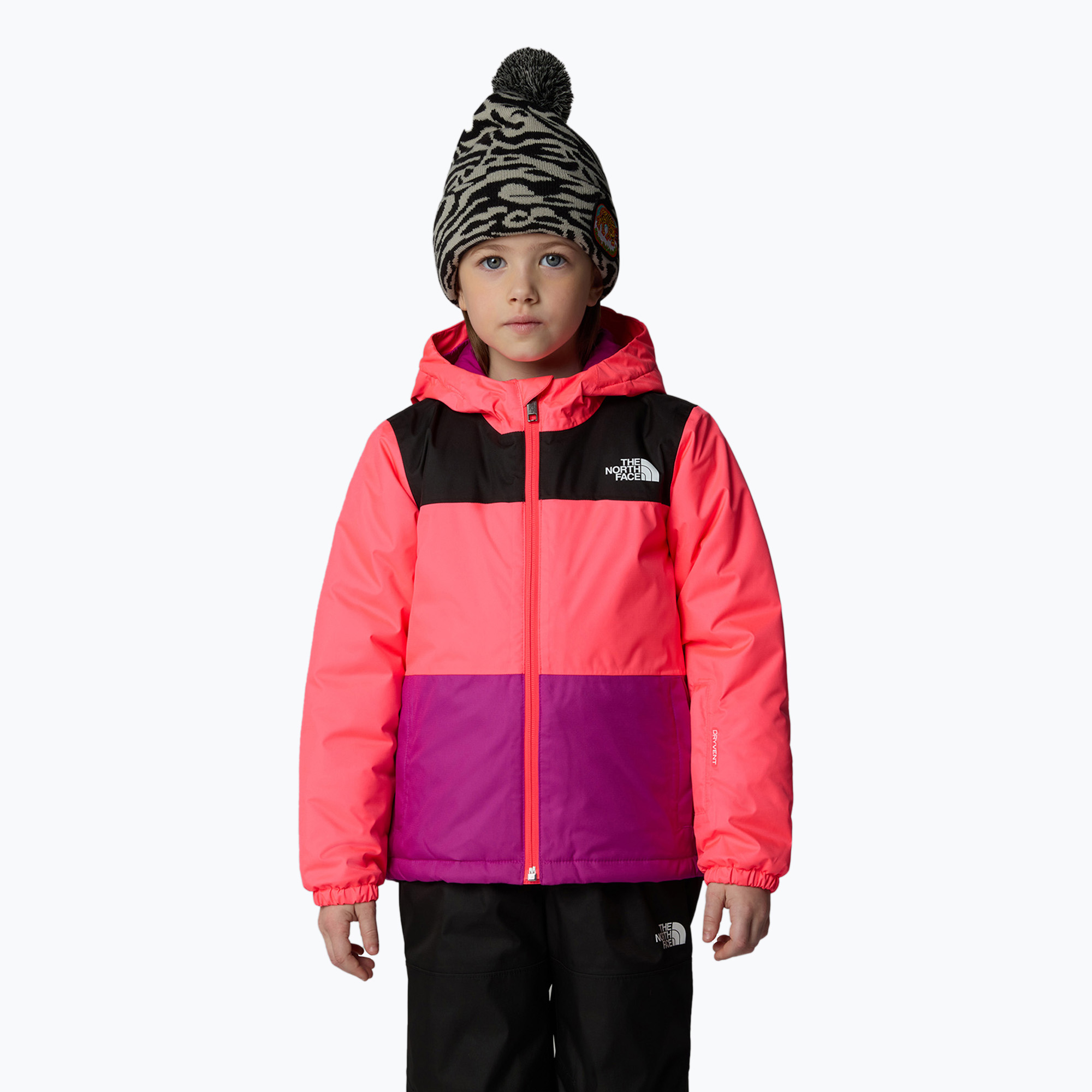 Detská lyžiarska bunda The North Face Kid Freedom Insulated radiant poppy (Kid Freedom Insulated NF0A88VKP2B1)