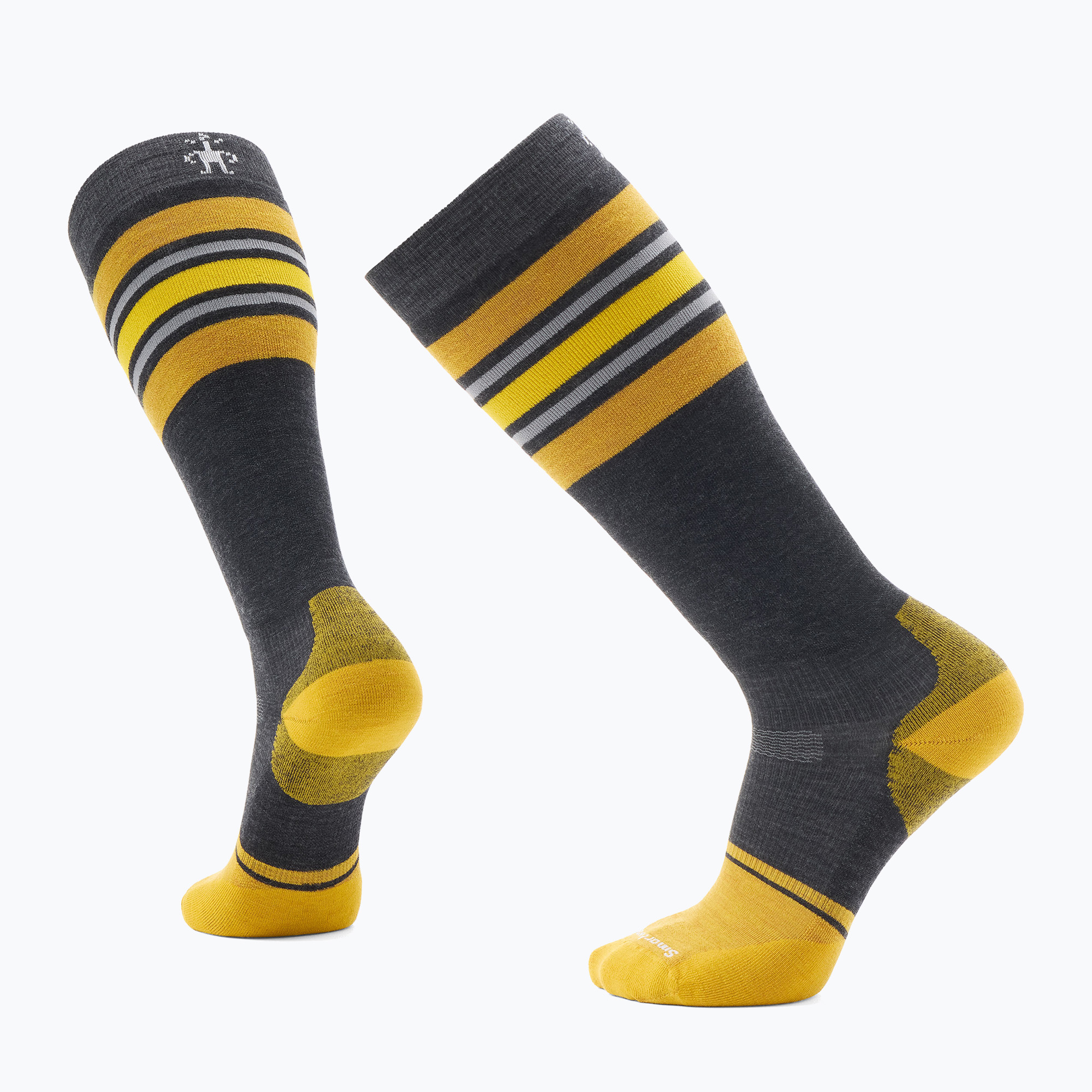 Snowboardové ponožky Smartwool Snowboard Targeted Cushion Stripe Extra Stretch OTC charcoal (Snowboard Targeted Cushion Stripe Extra Stretch OTC 02154