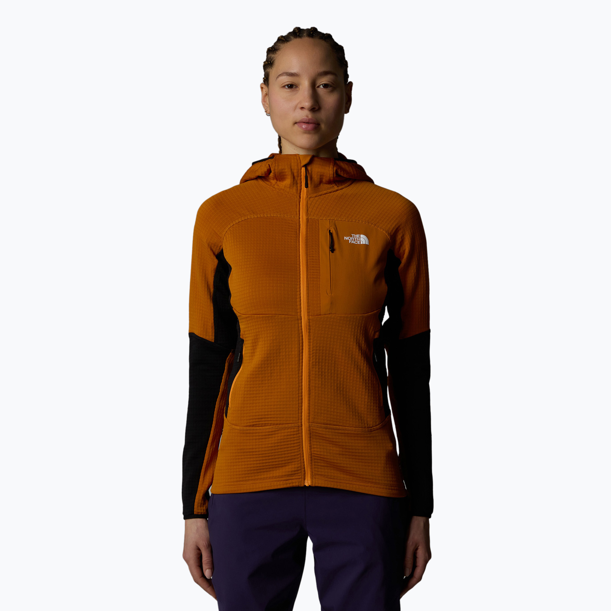 Bluza damska The North Face Stormgap Powergrid iron citrus/ black 