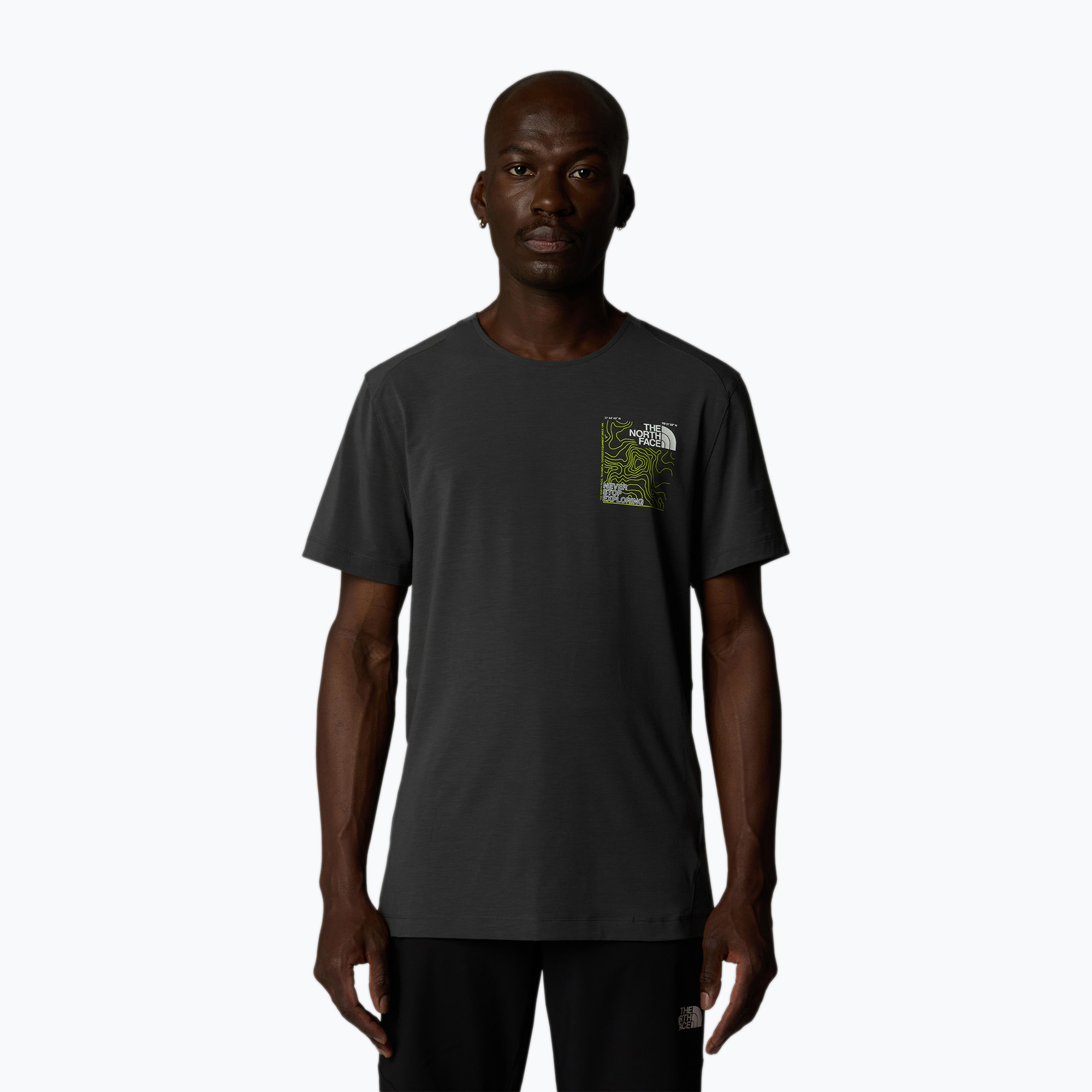 Koszulka męska The North Face Lightning anthracite grey 