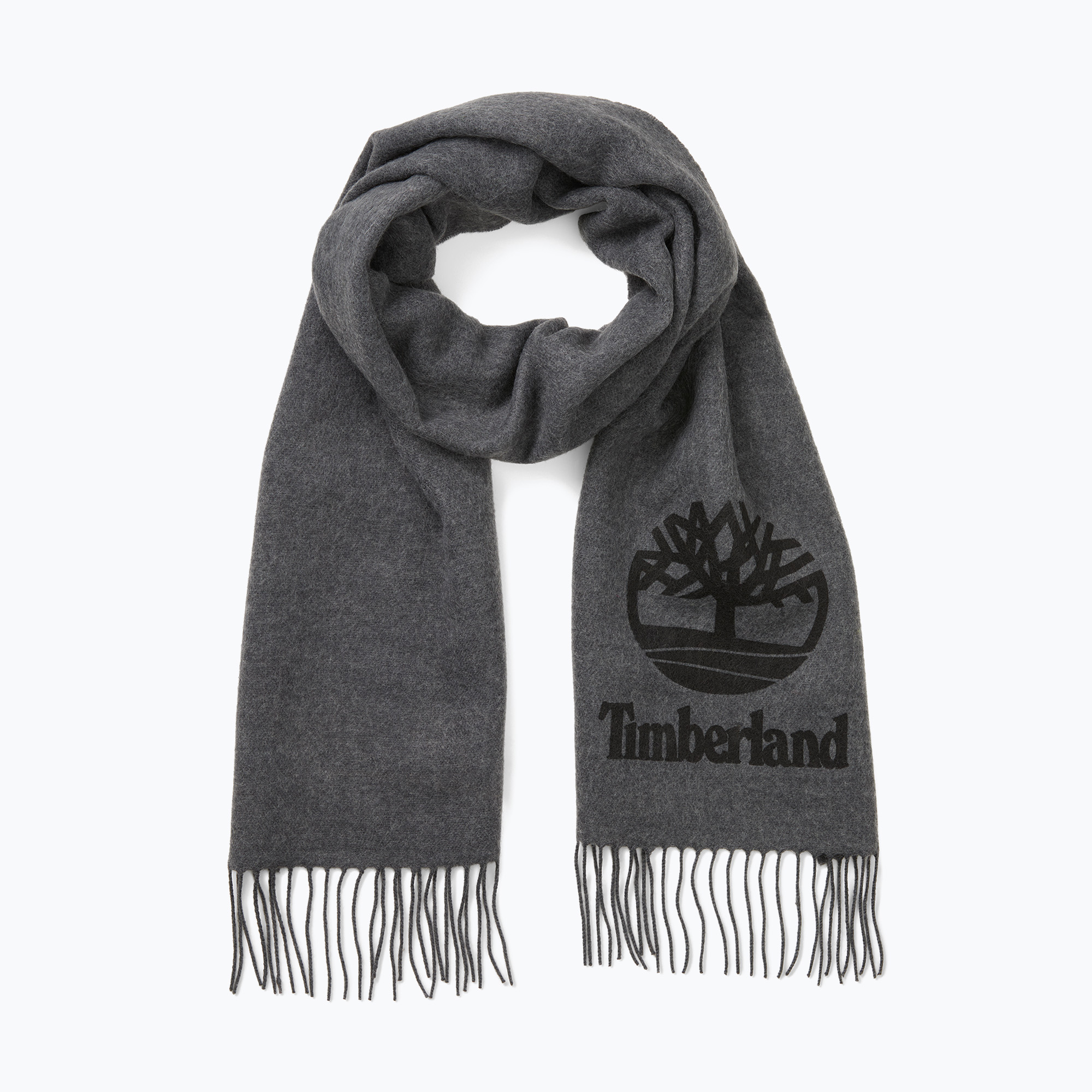 Szalik męski Timberland Yarn Dye Scarf charcoal heather grey 