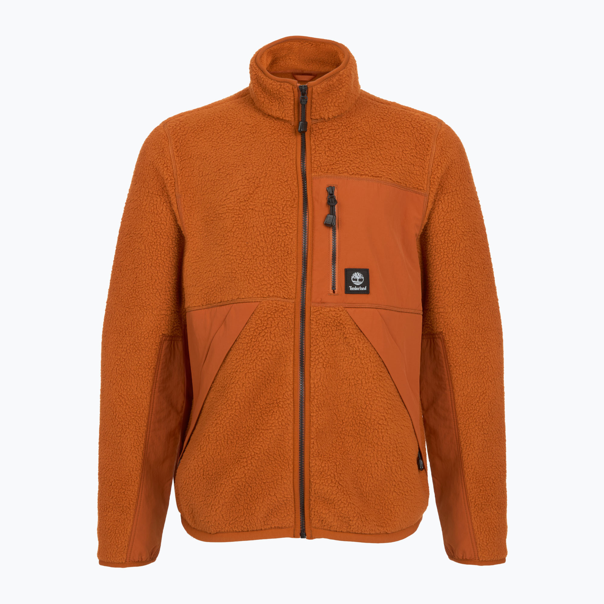 Bluza polarowa męska Timberland Sherpa Mix Media Fleece umber 