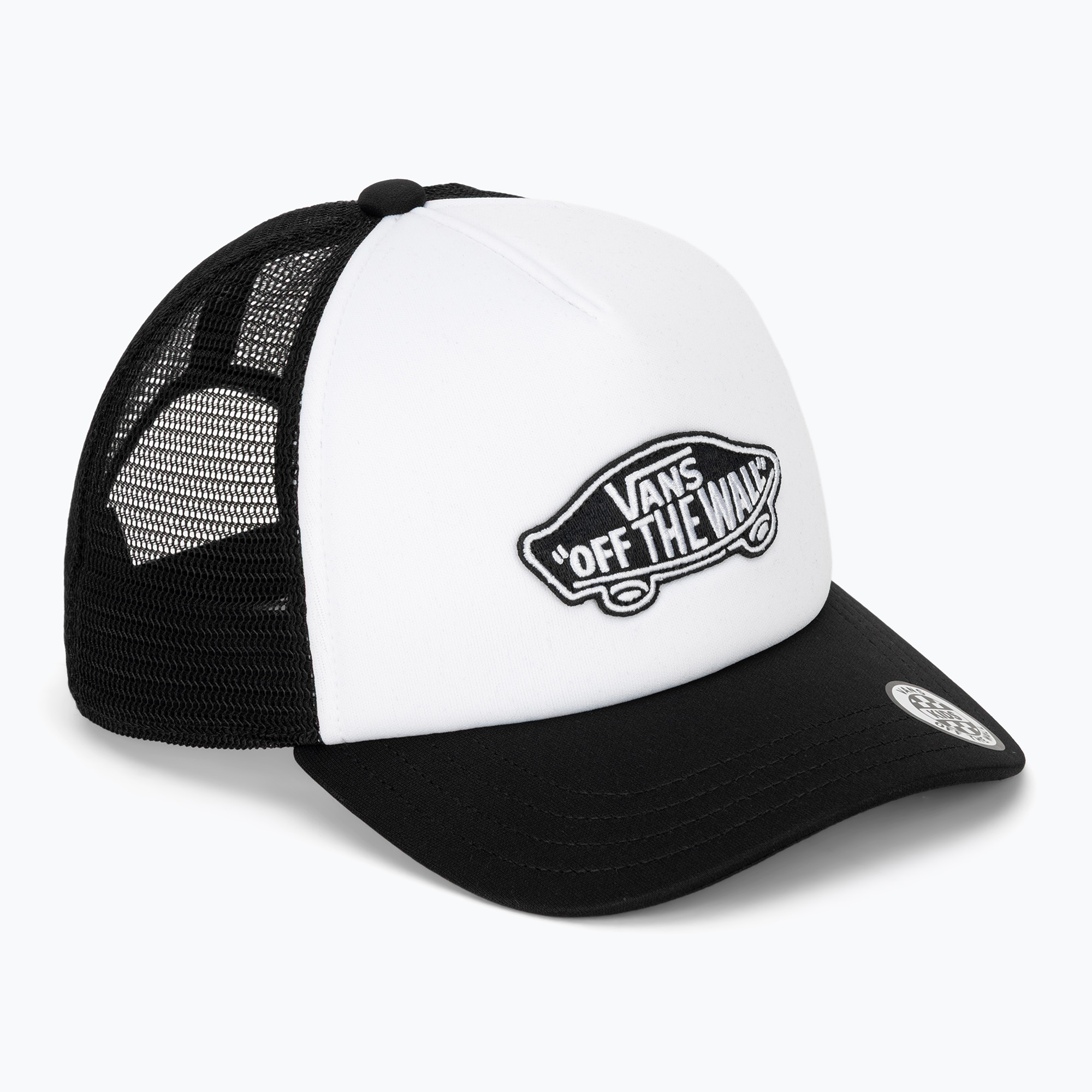 Vans Classic Patch Curved Bill Trucker детска бейзболна шапка черно/бяло