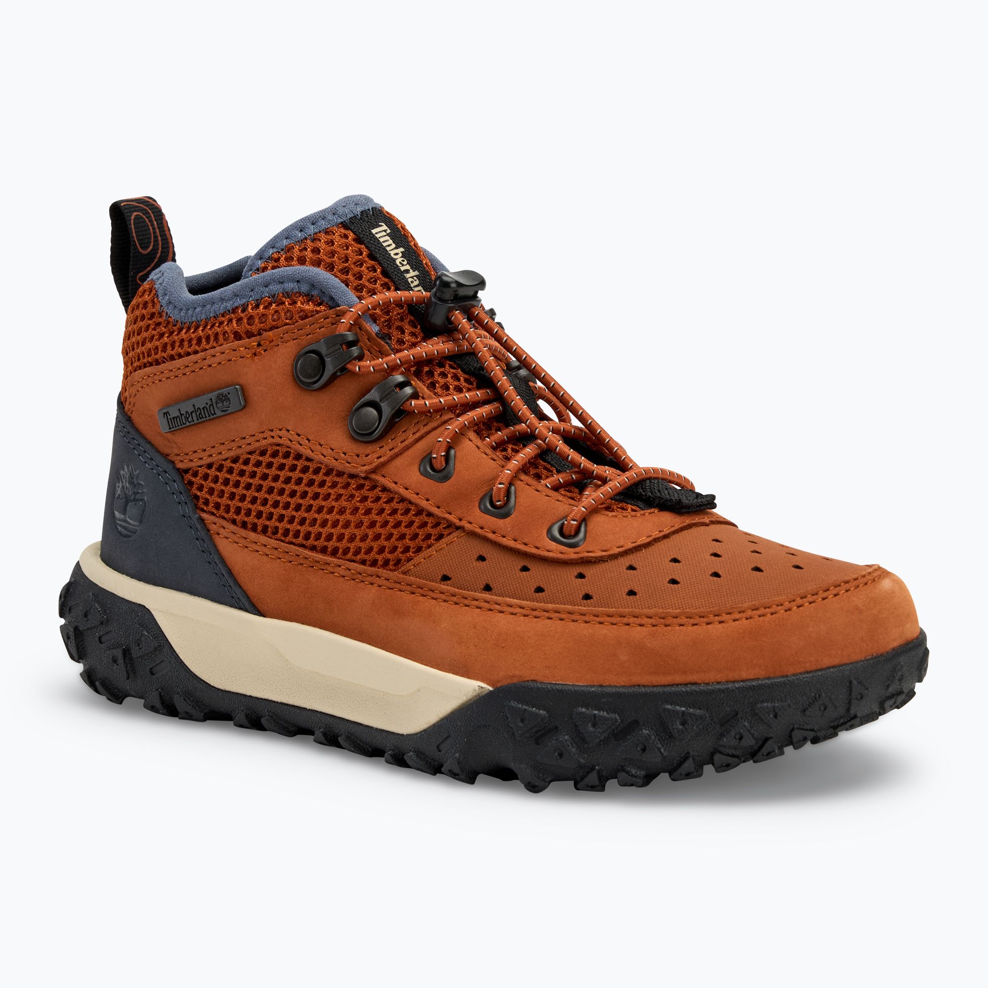 Buty dziecięce Timberland Greenstride Motion 6 Low Lace dark orange nubuck 
