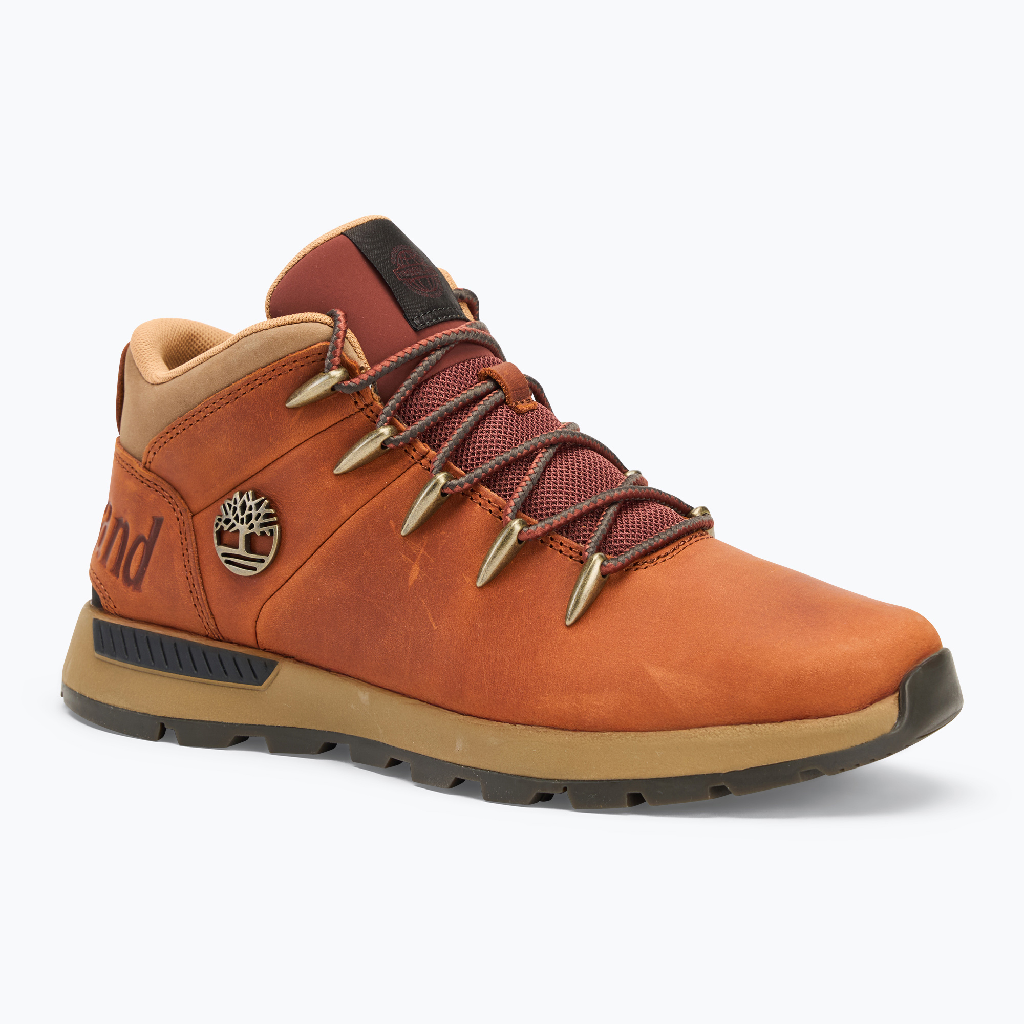 Buty męskie Timberland Sprint Trekker Mid Lace medium orange full grain 