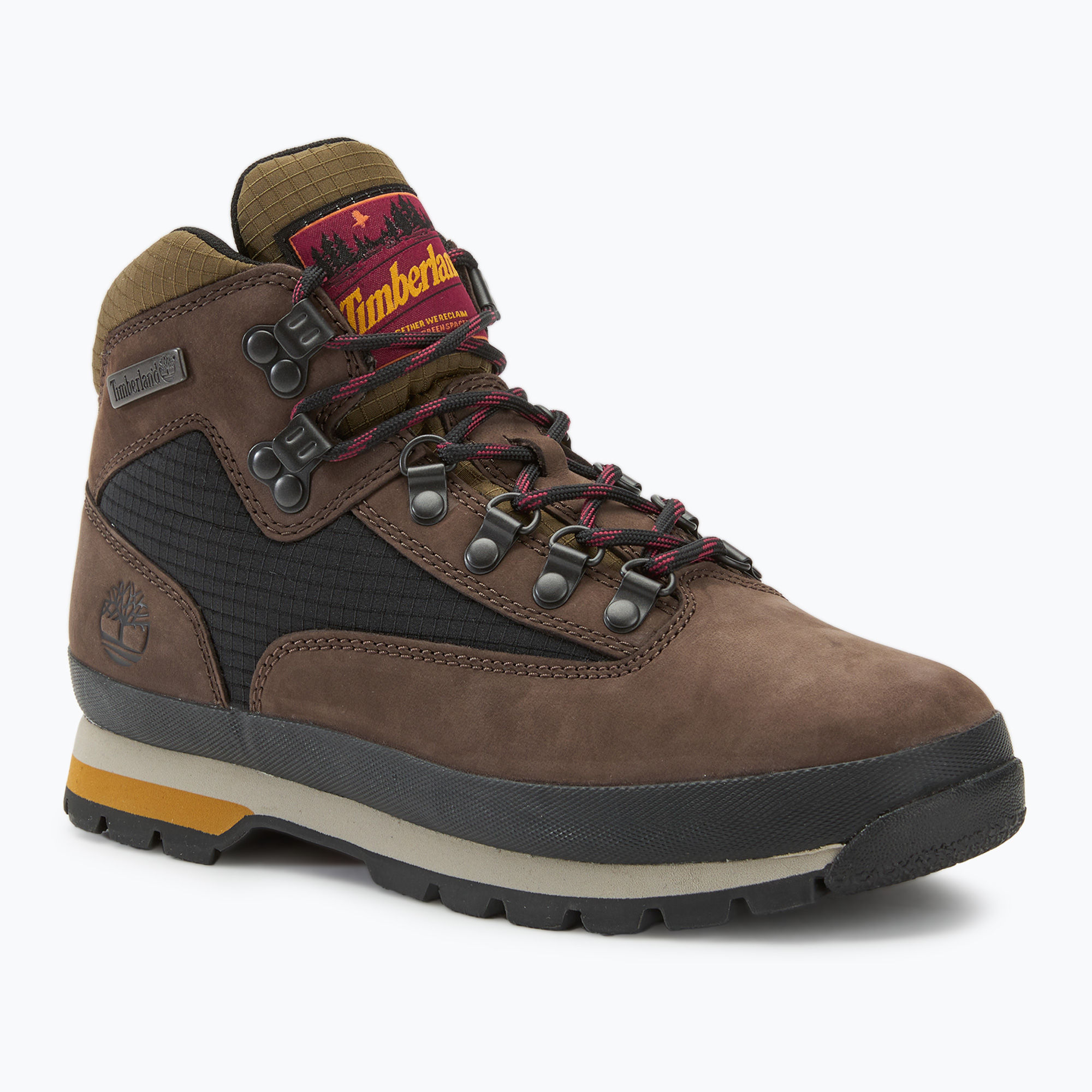 Buty męskie Timberland Euro Hiker Mid dark brown nubuck 