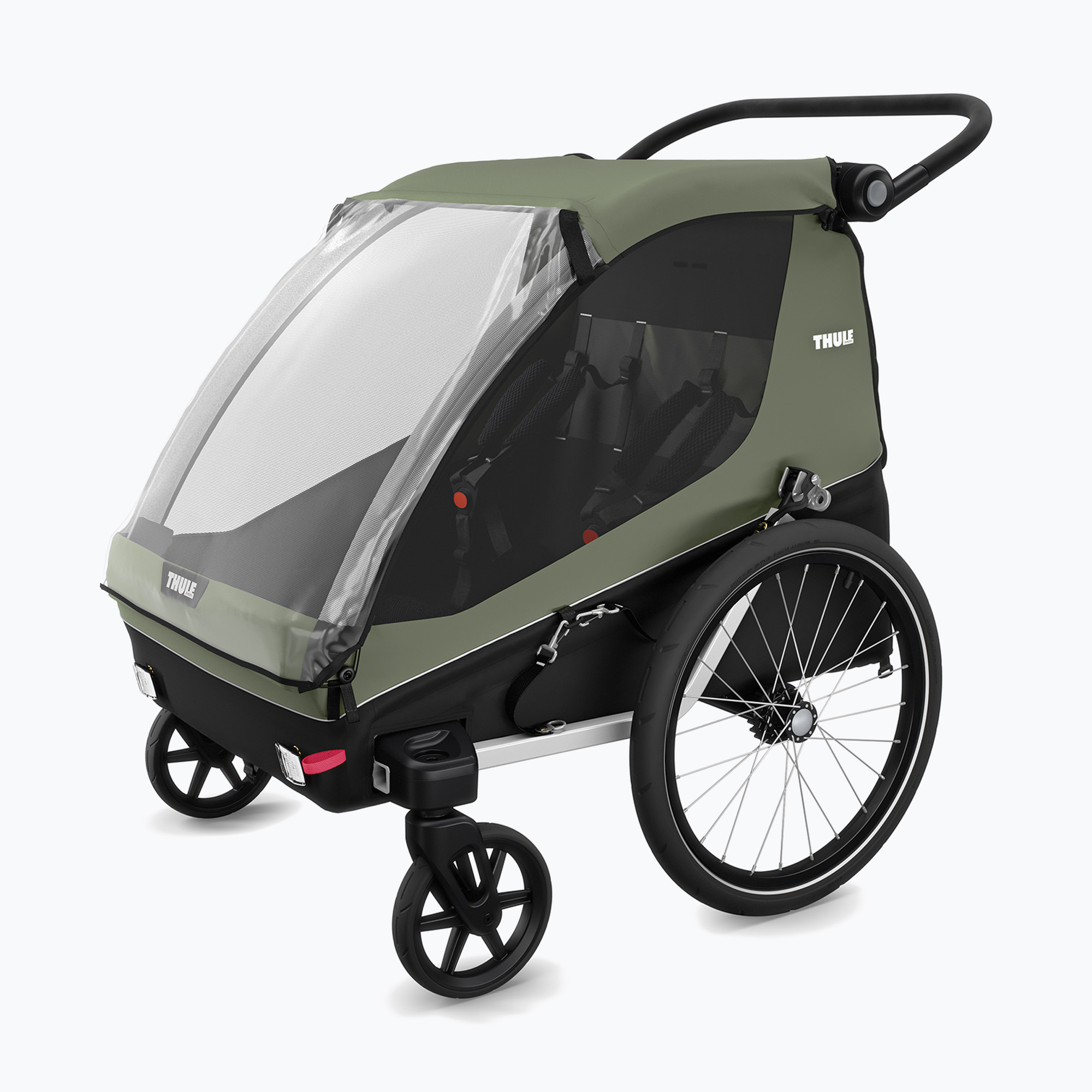 Велосипедно ремарке Thule Courier vintage green