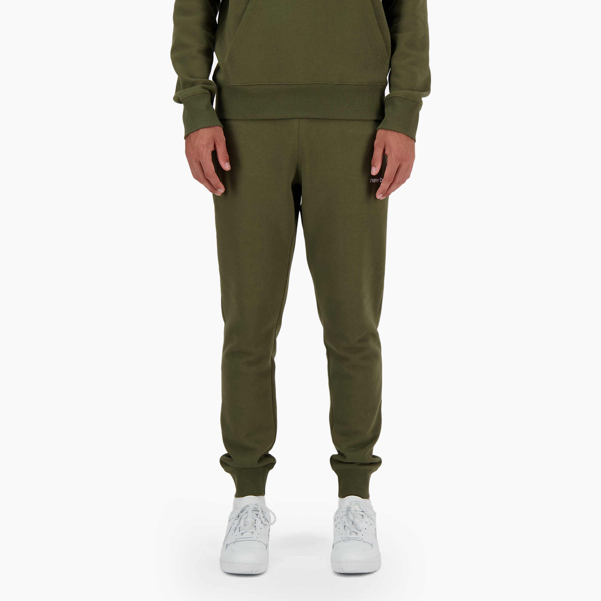 Spodnie męskie New Balance Classic Core Fleece dark moss 