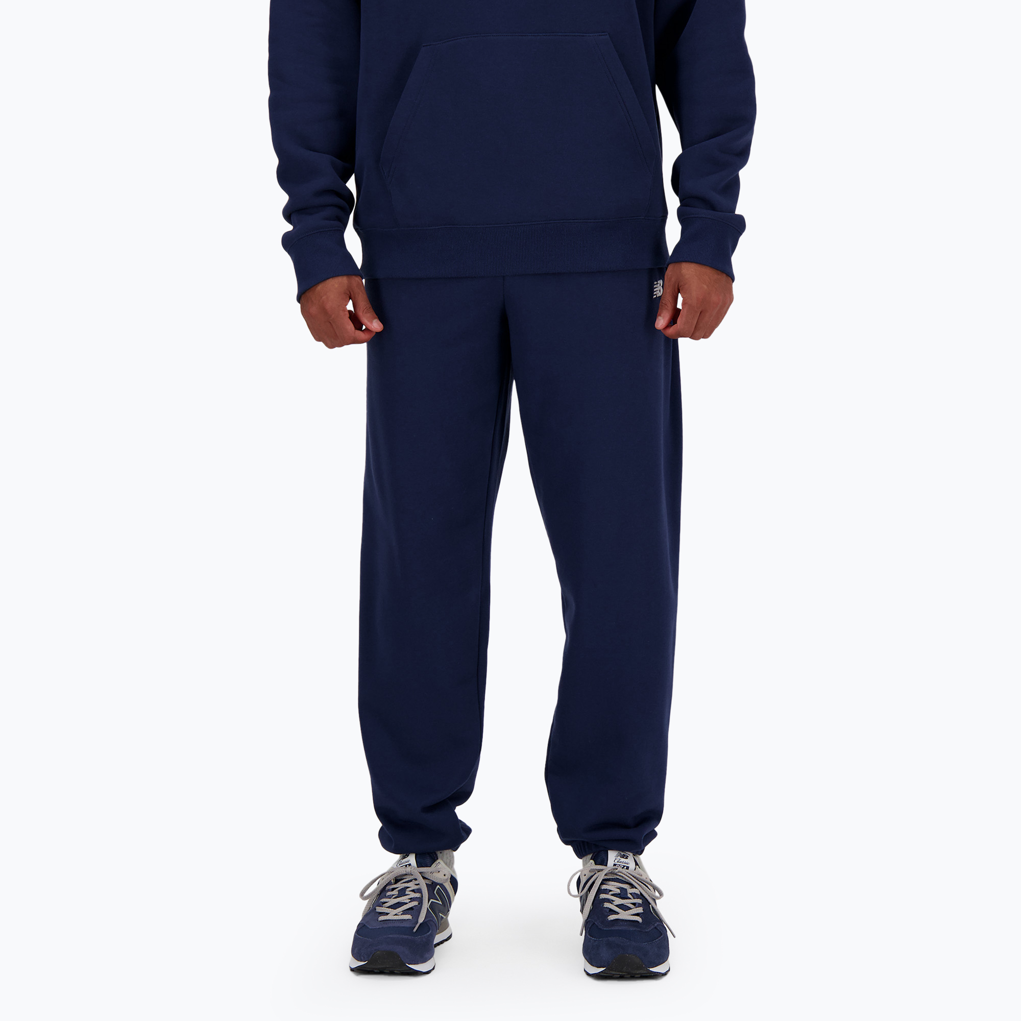 Spodnie męskie New Balance French Terry Jogger nb navy 