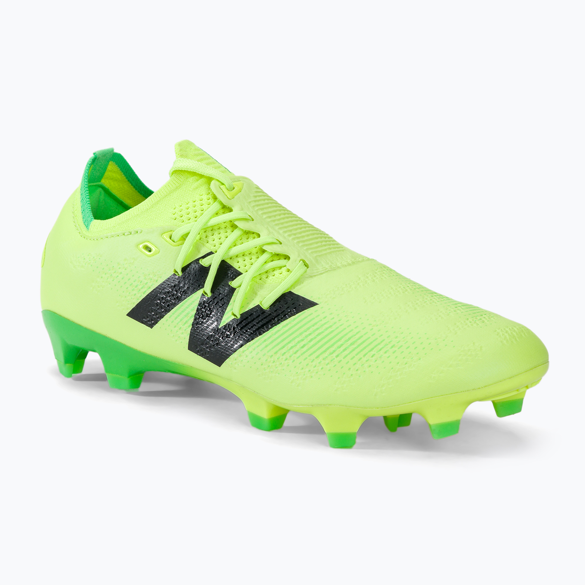Buty piłkarskie męskie New Balance Furon Pro V7+ FG bleached lime glo 