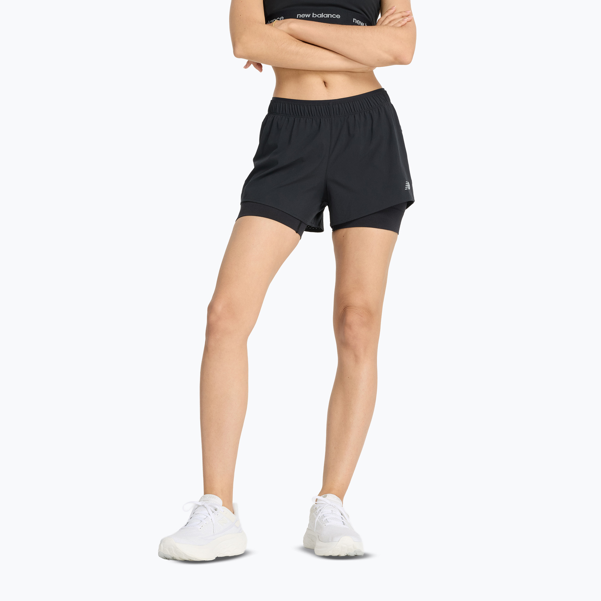 Дамски къси панталони New Balance 2IN1 3