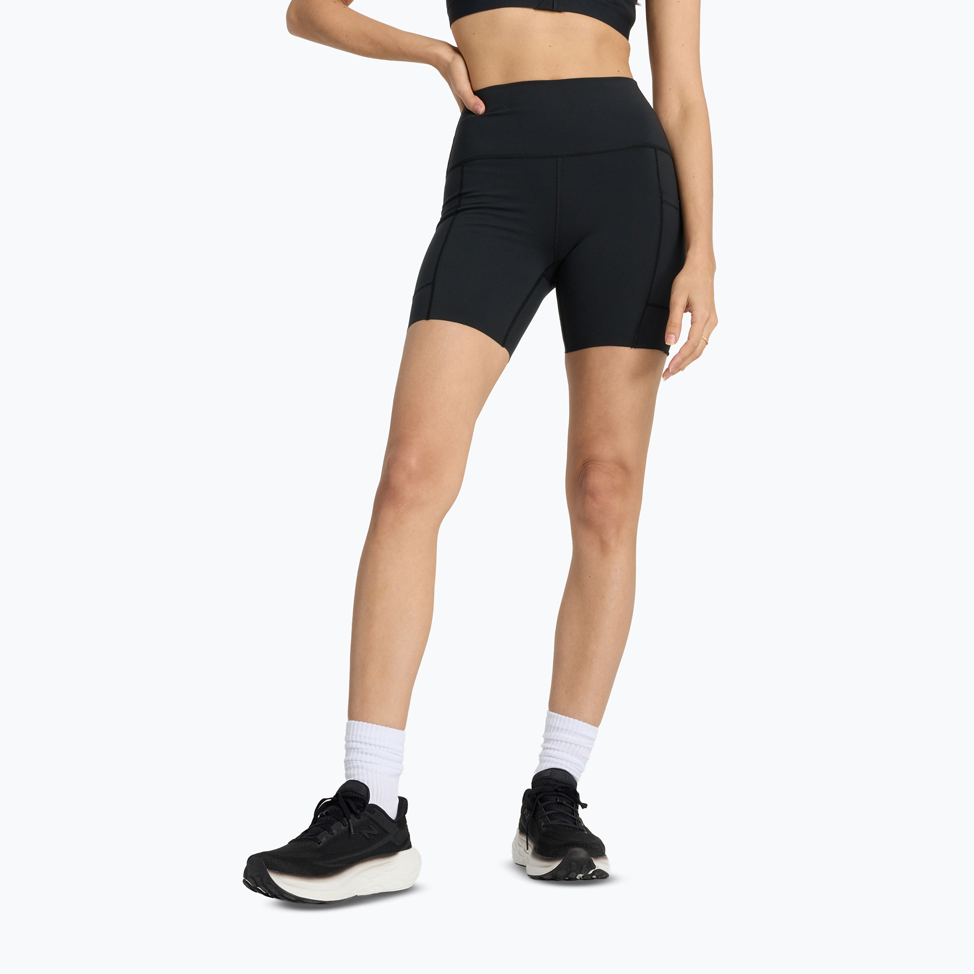 Дамски къси панталони New Balance Sleek Pocket High Rise 6