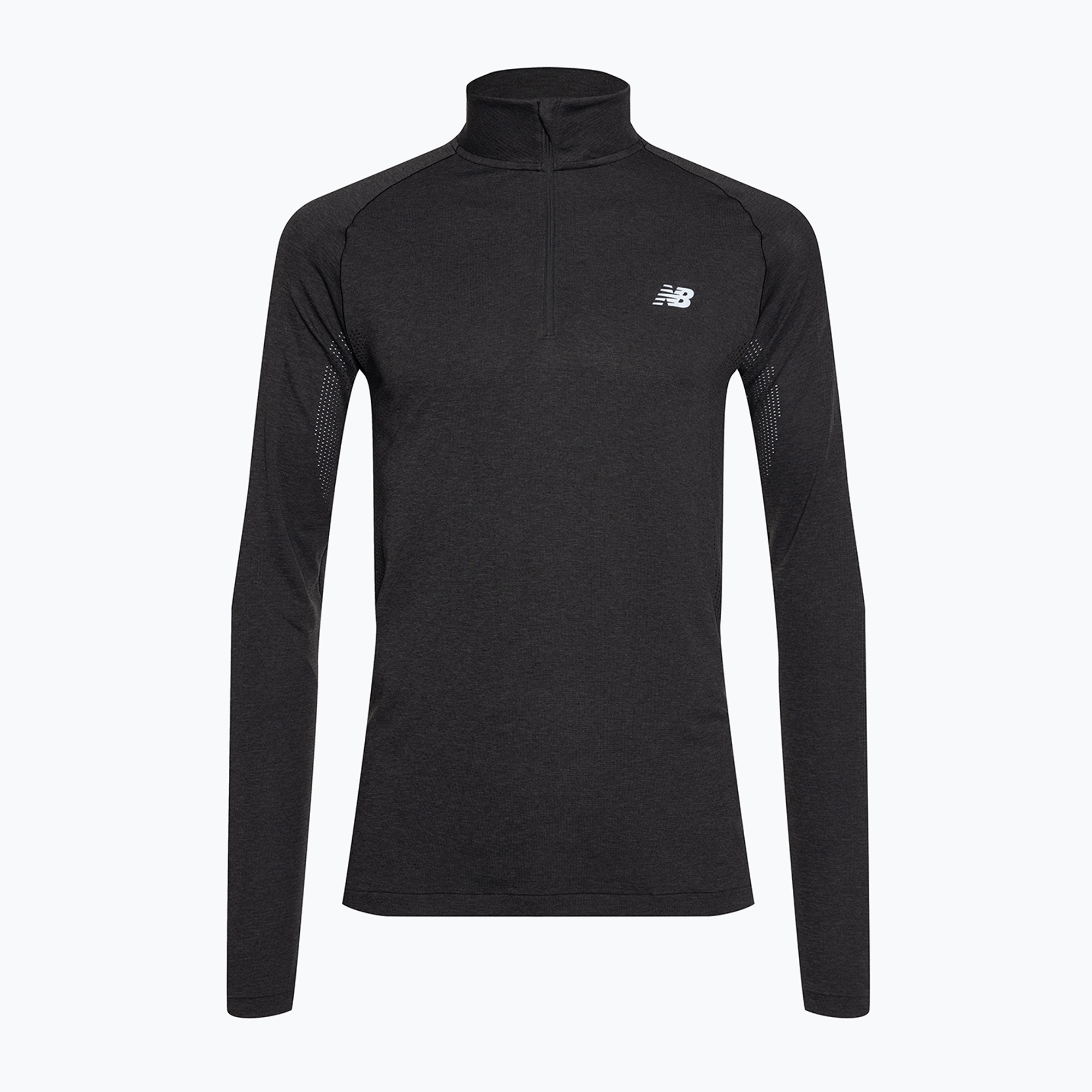 Bluza do biegania męska New Balance Athletics Seamless 1/4 ZIP black 