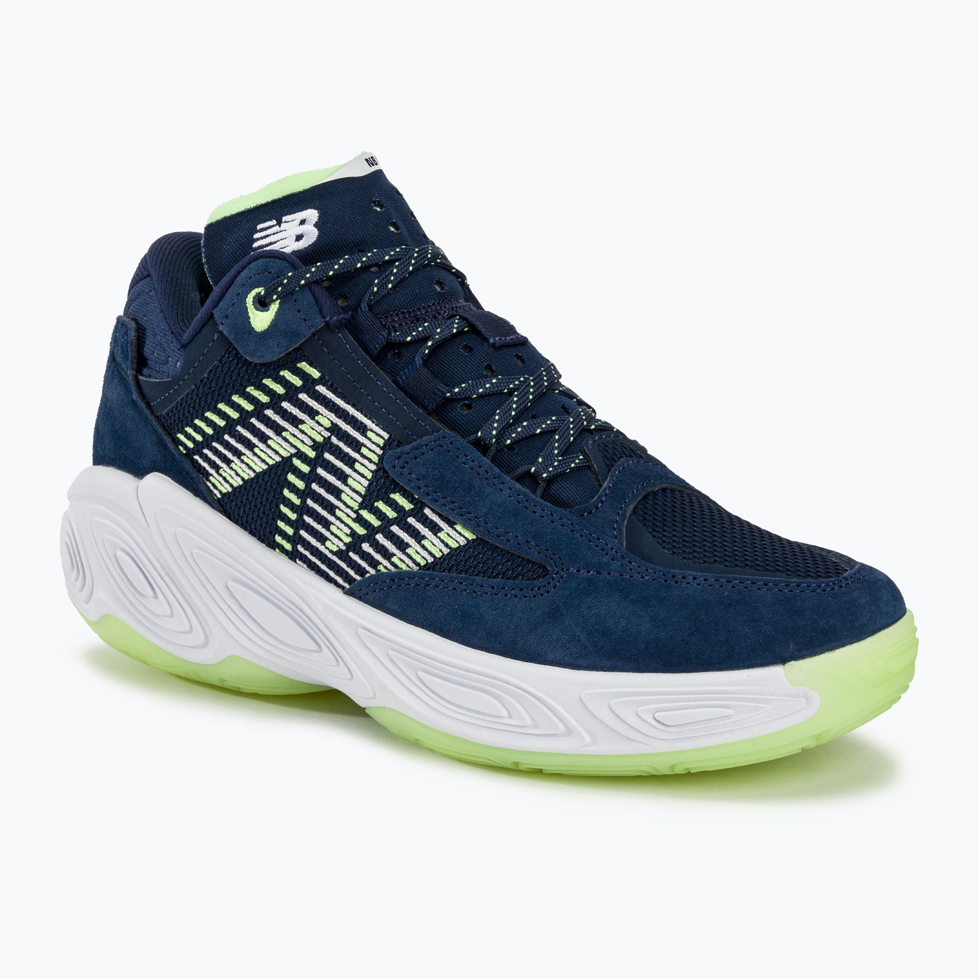 Buty do koszykówki New Balance Fresh Foam BB v2 navy/lime 