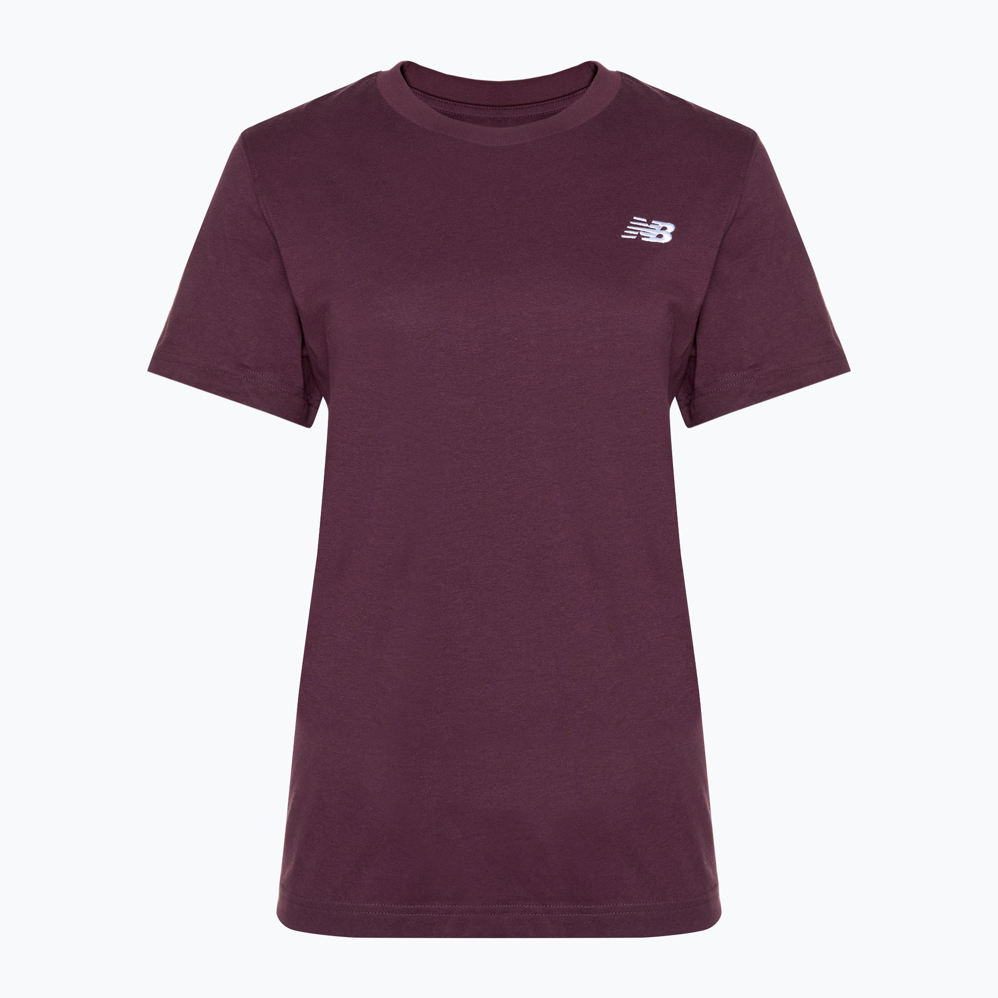 Dámske tričko New Balance Essentials Jersey plum brown (Essentials Jersey SS WT41509PLN)