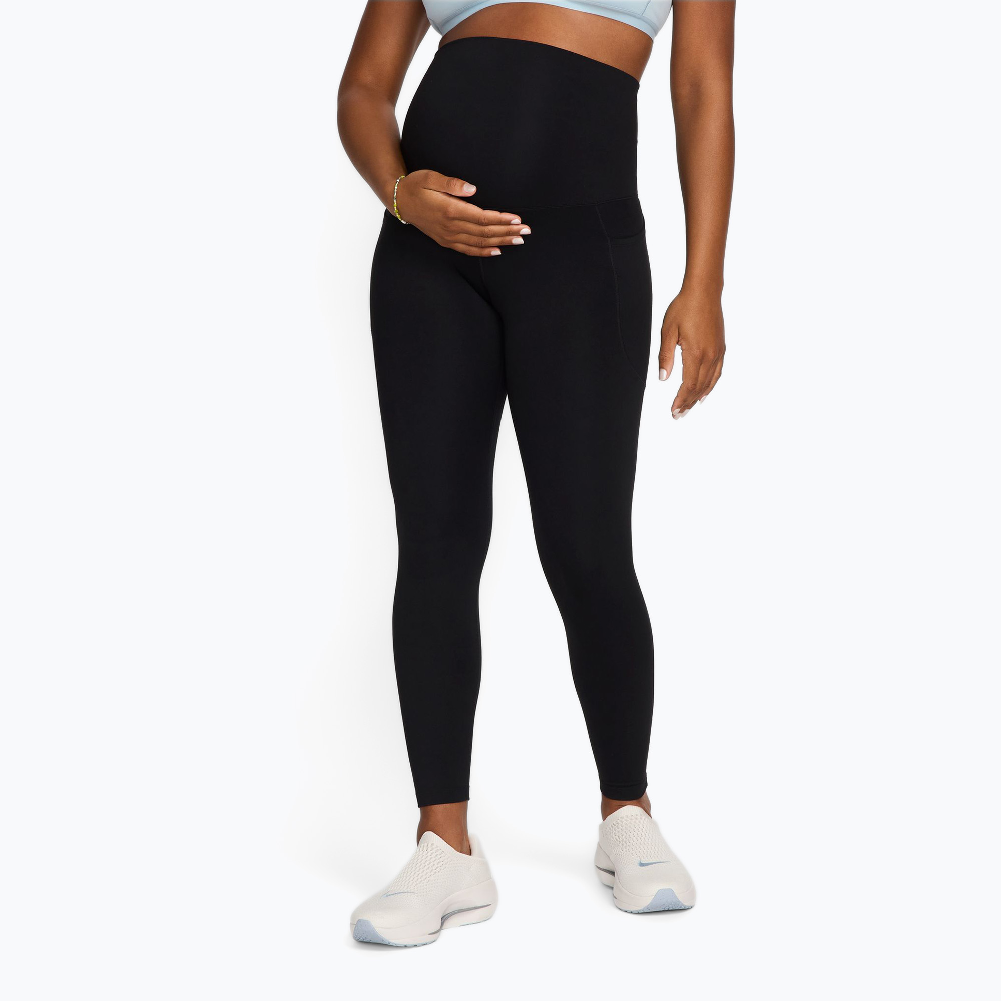 Дамски клин Nike One Maternity High-Waisted 7/8 black