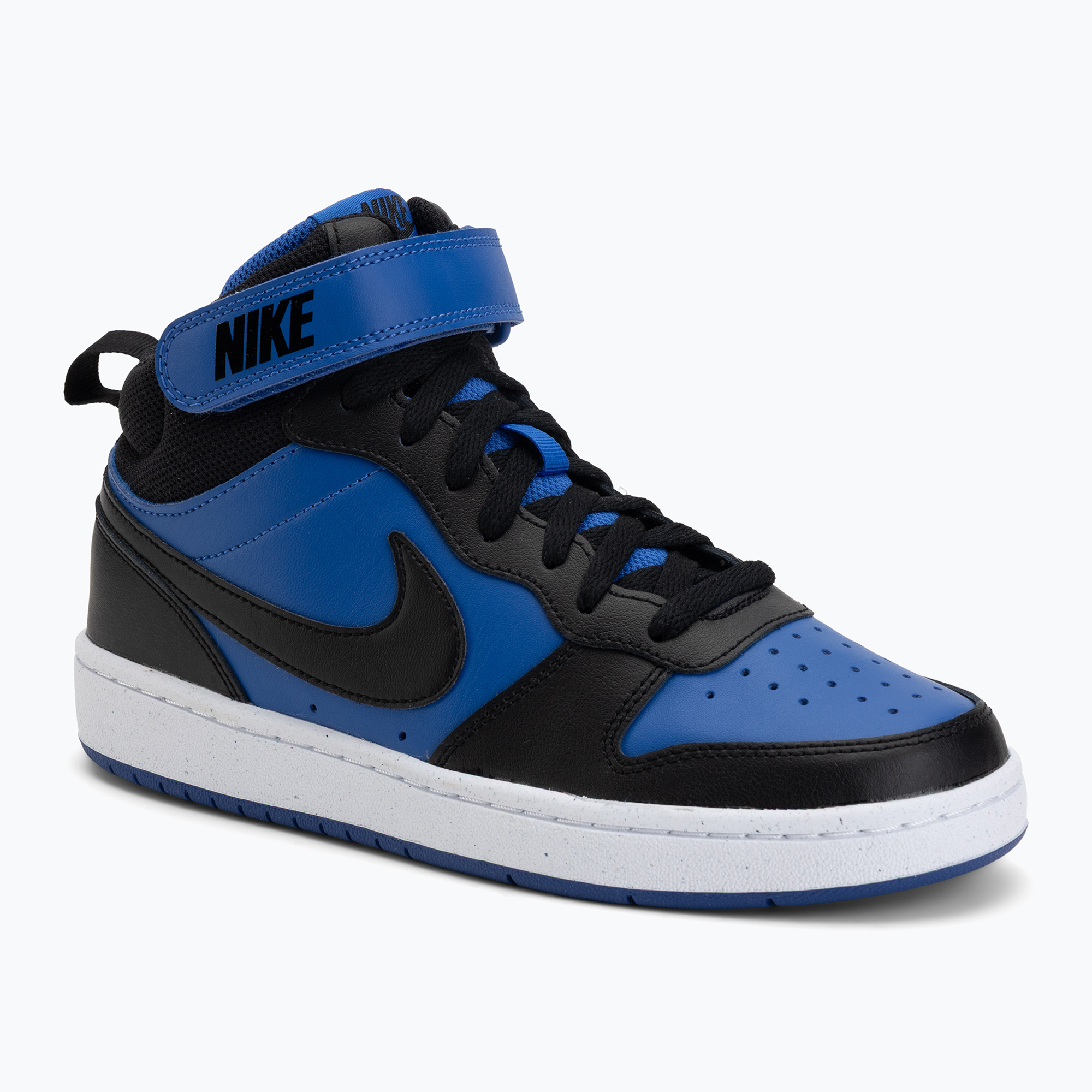 Buty dziecięce Nike Court Borough Mid 2 game royal/white/black 