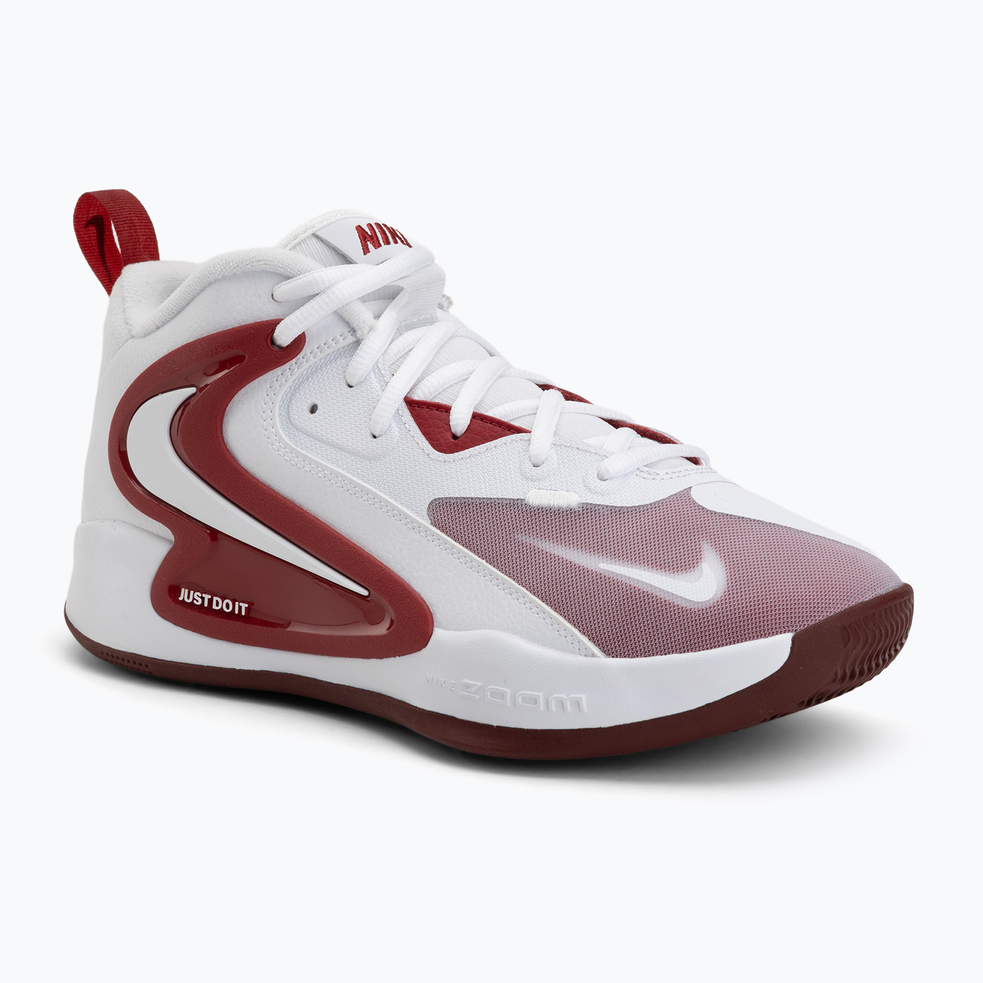 Buty do siatkówki Nike React Hyperset 2 white/team crimson 