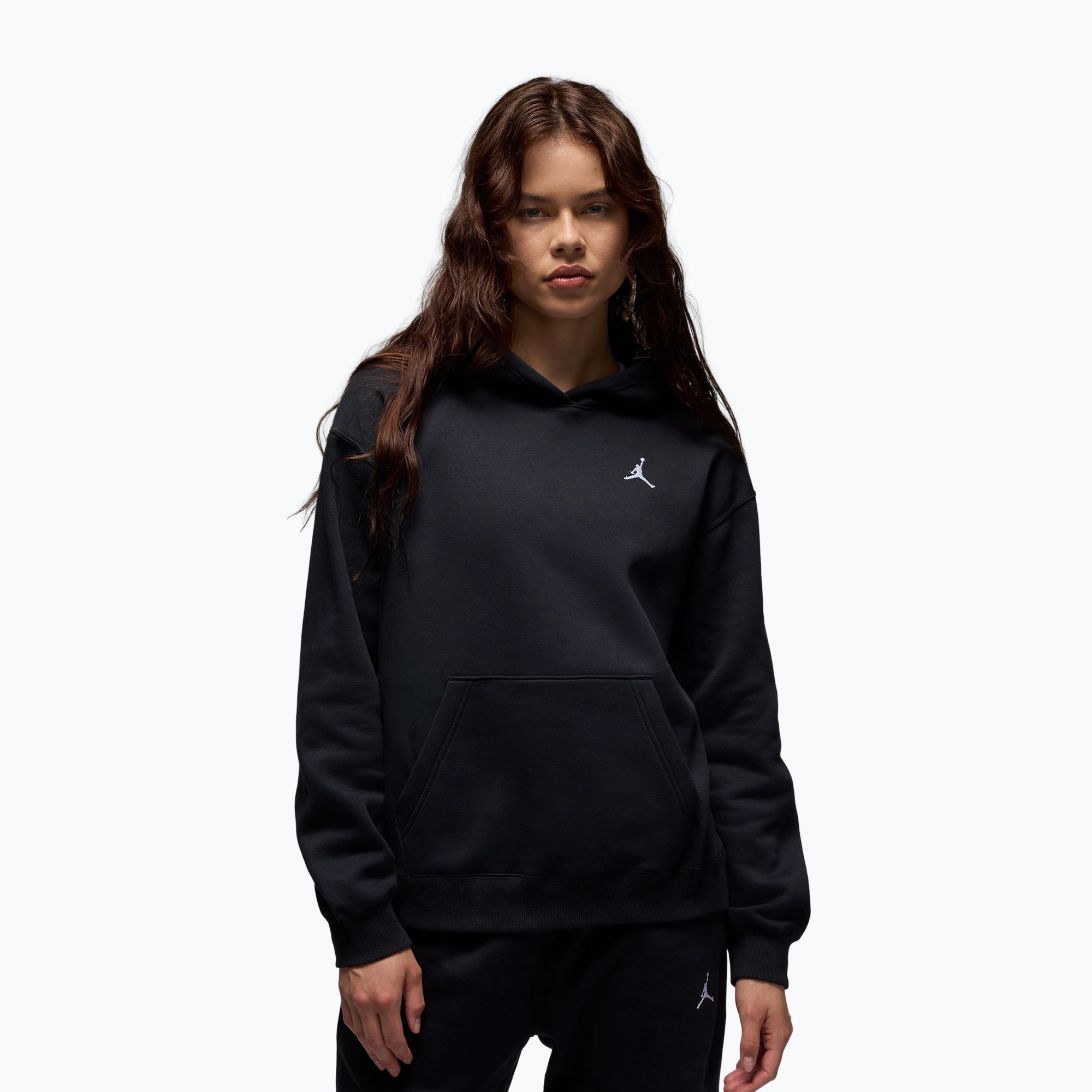 Bluza damska Nike Jordan Brooklyn Fleece Hoodie black/white 