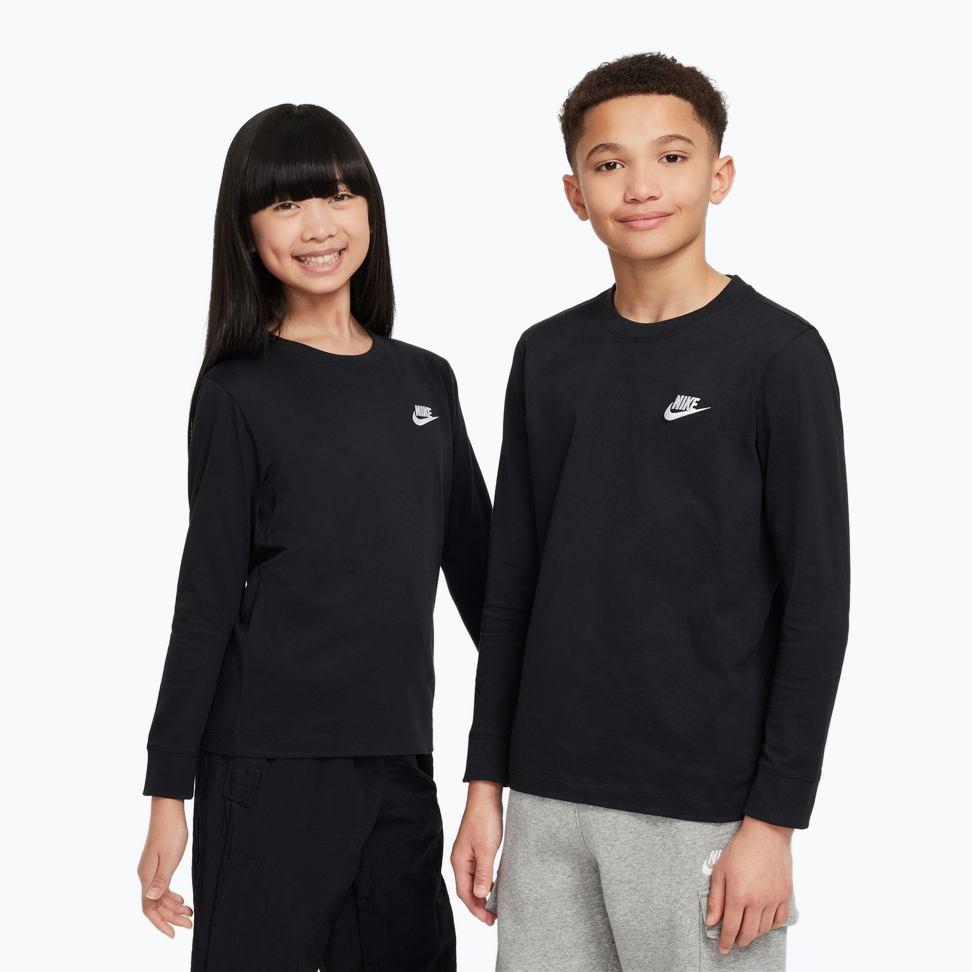 Детска блуза с дълъг ръкав  Nike Sportswear black