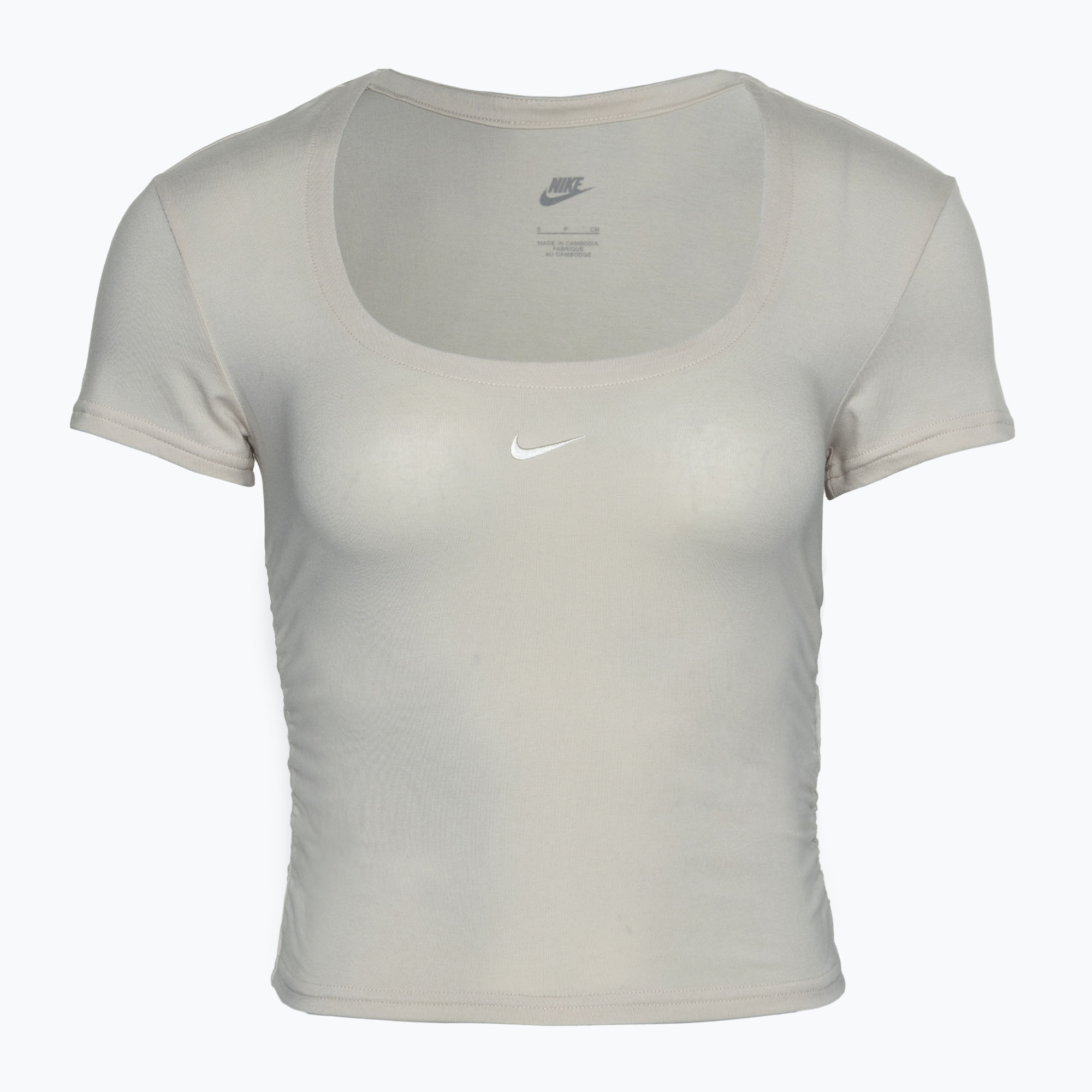 Koszulka damska Nike Sportswear Chill Knit light orewood brown/sail 