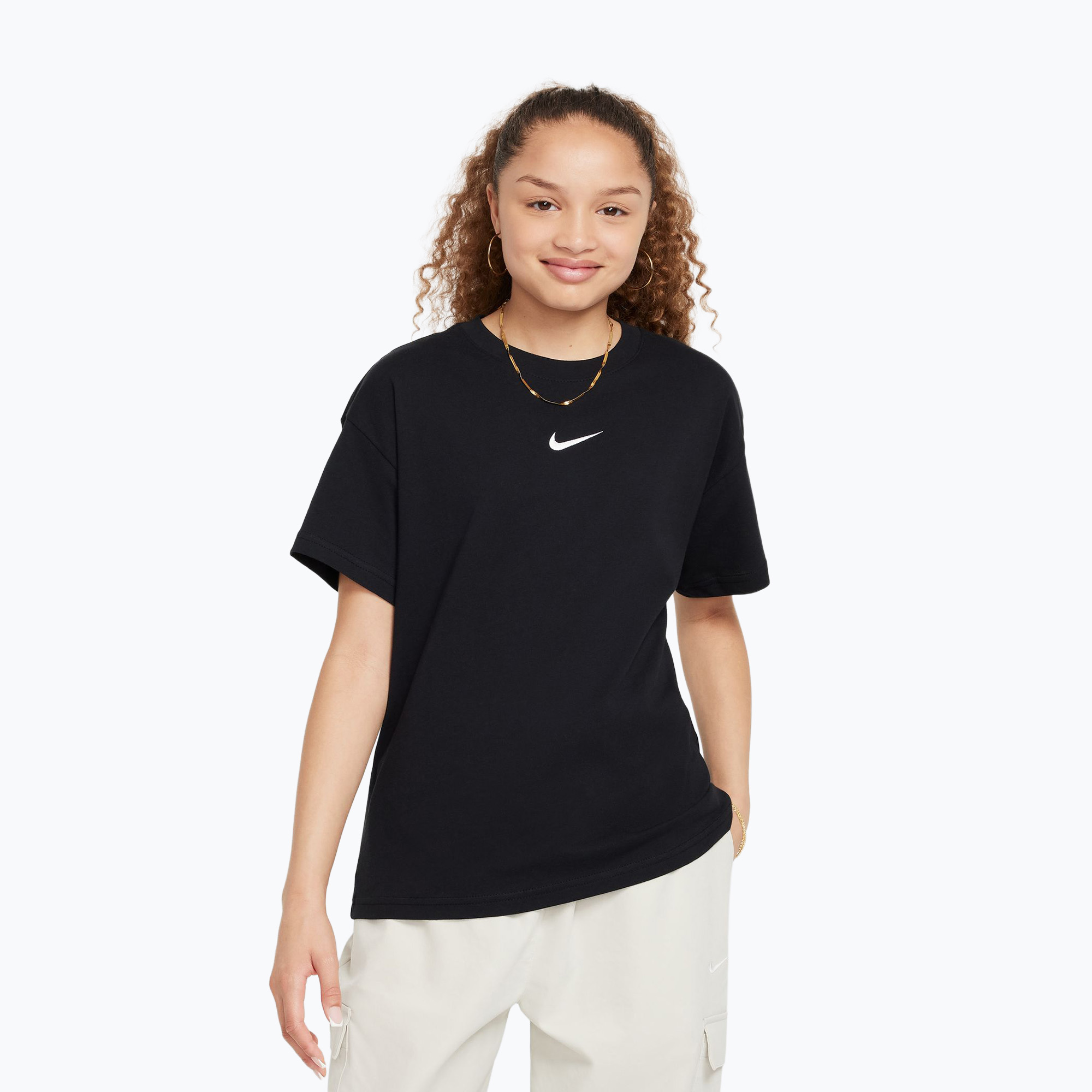 Детска тениска Nike Sportswear Essential black