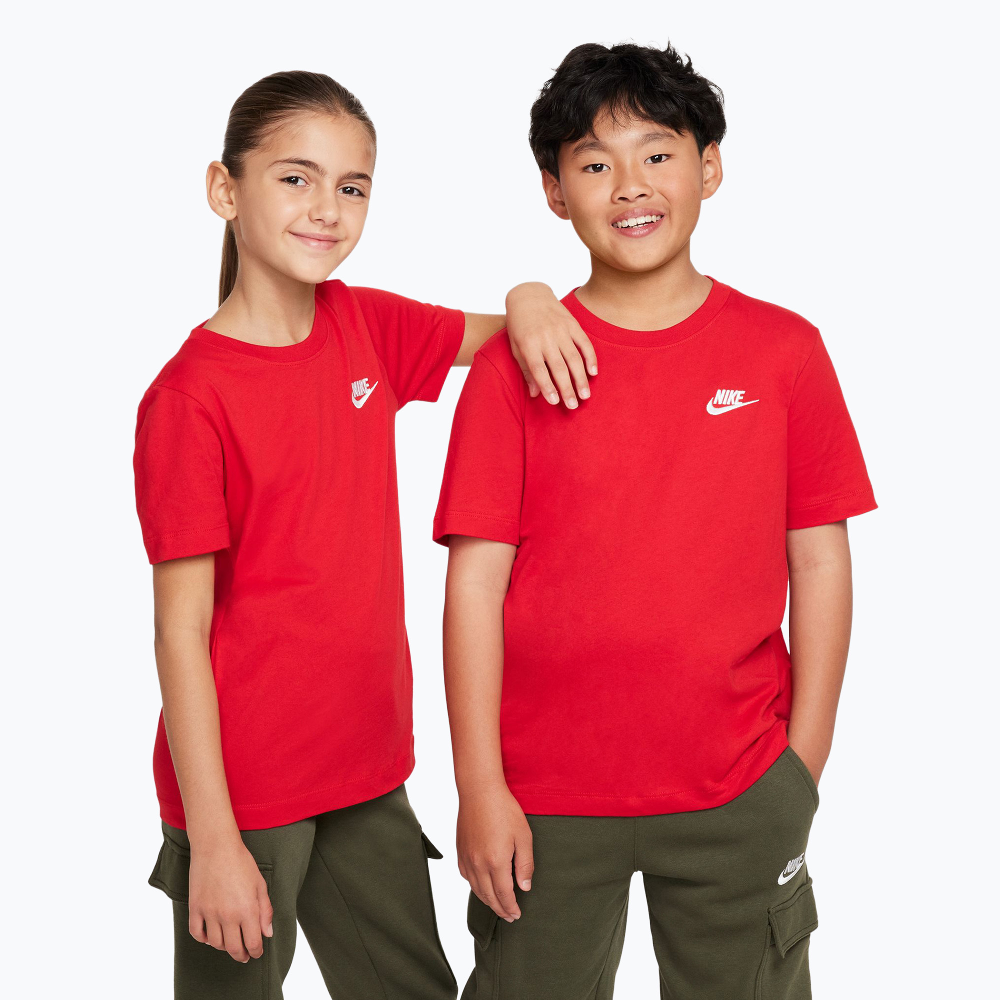 Detské tričko Nike Sportswear university red