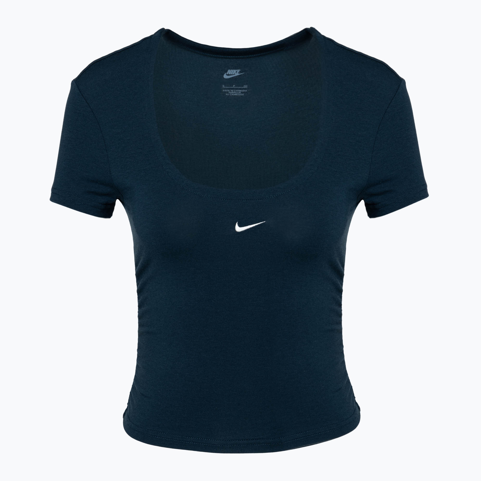Maglietta Nike Sportswear Chill Knit Donna armory navy/sail (L) (Sportswear Chill Knit FZ7990-478)