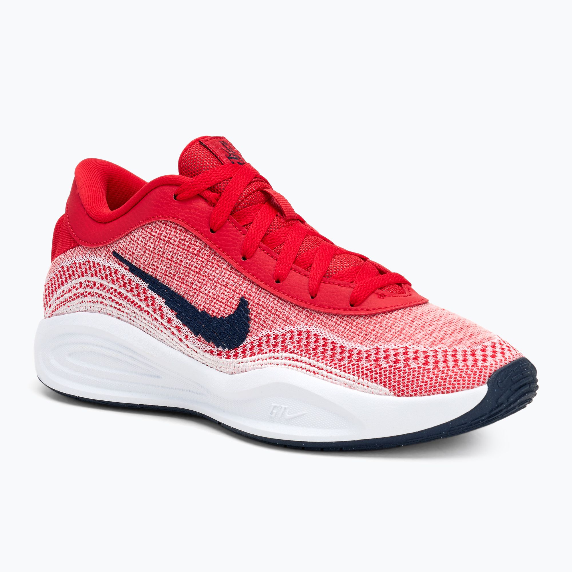 Buty do koszykówki męskie Nike G.T. Hustle Academy university red/white/obsidian 