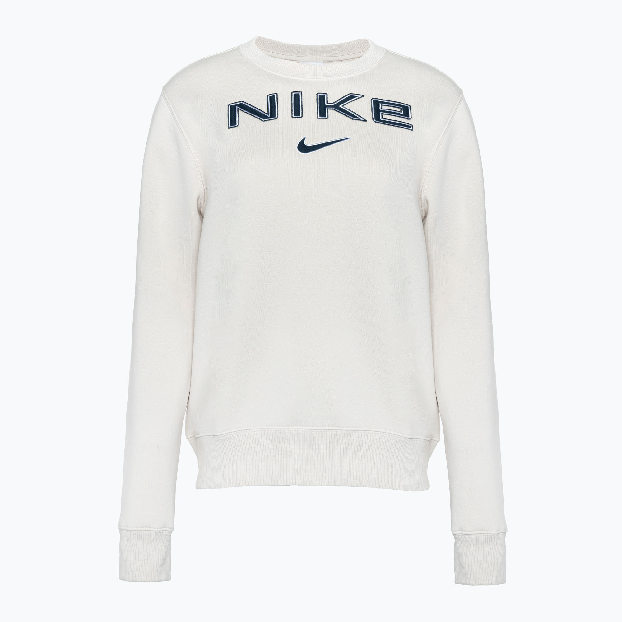 Bluza damska Nike Sportswear Phoenix Fleece light orewood brn/white/armory navy 