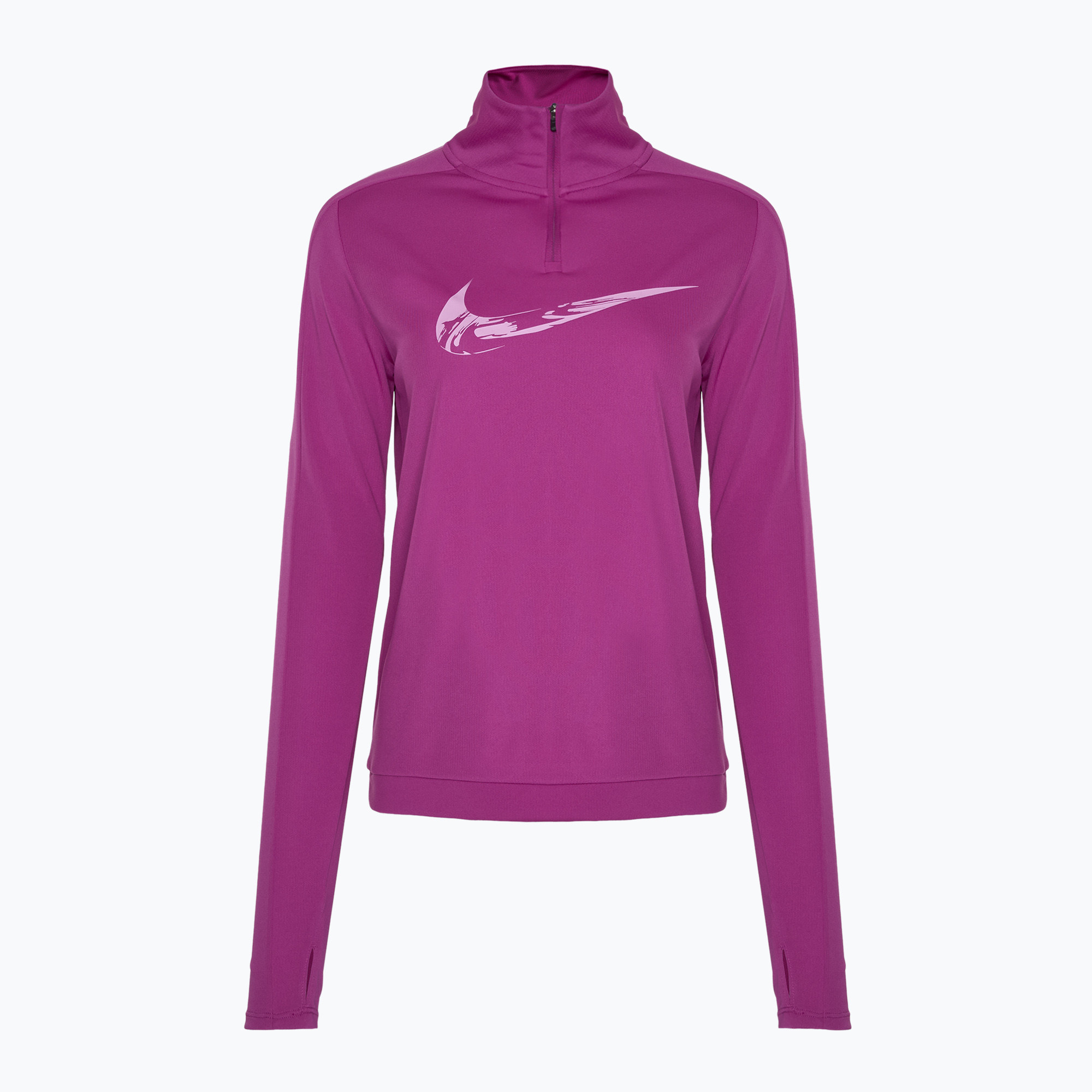 Bluza do biegania damska Nike Swoosh Dri-Fit HZ hot fuchsia/light wild mango 