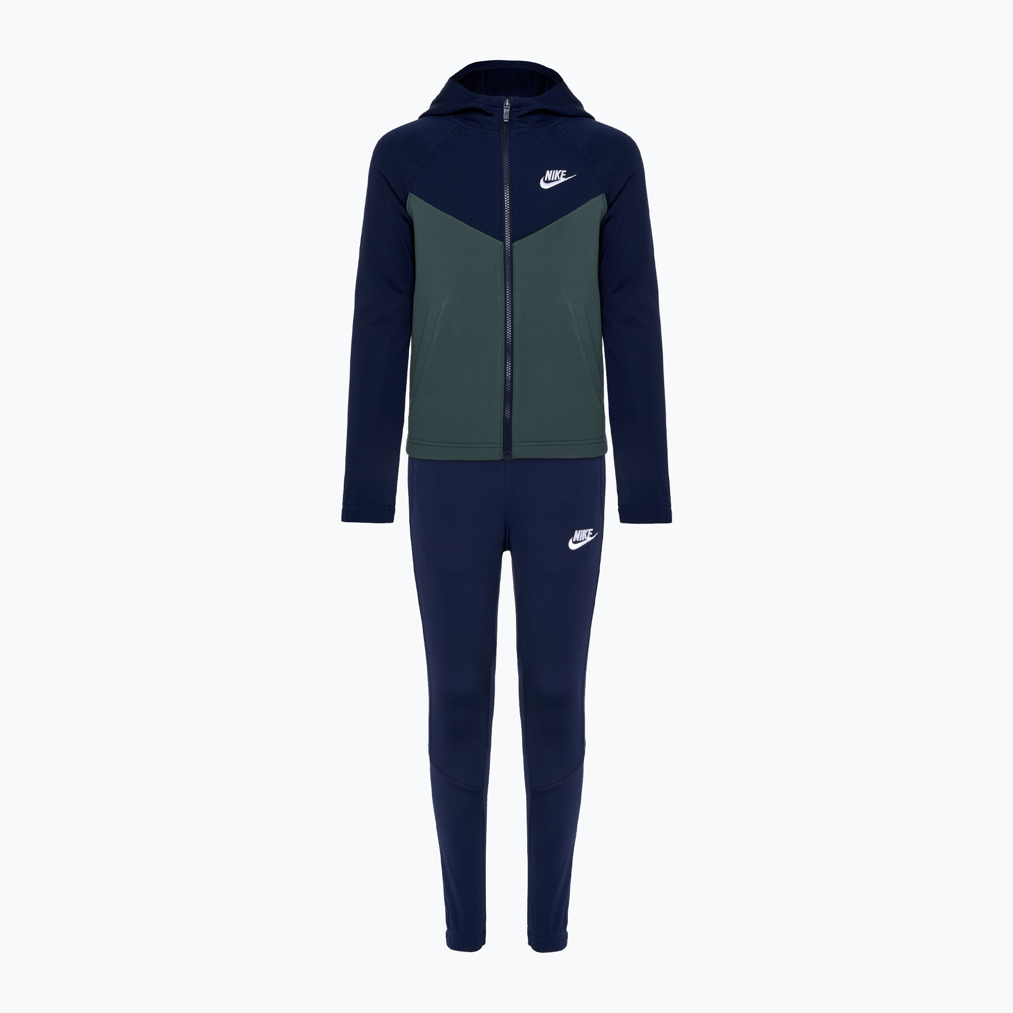 Dres dziecięcy Nike Sportswear obsidian/ vintage green/ obsidian/ white 