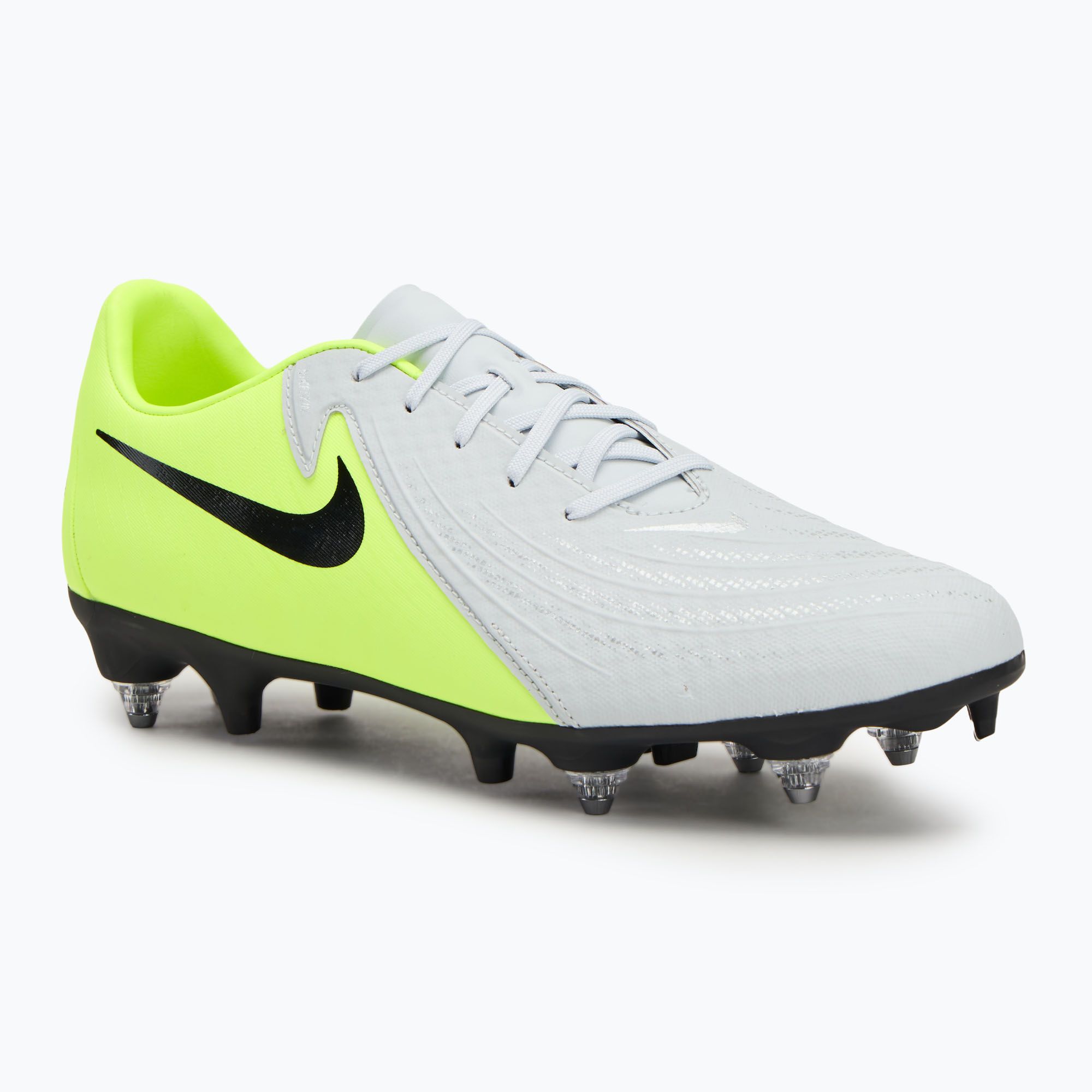 Buty piłkarskie męskie Nike Phantom GX 2 Academy metallic silver/volt/black 