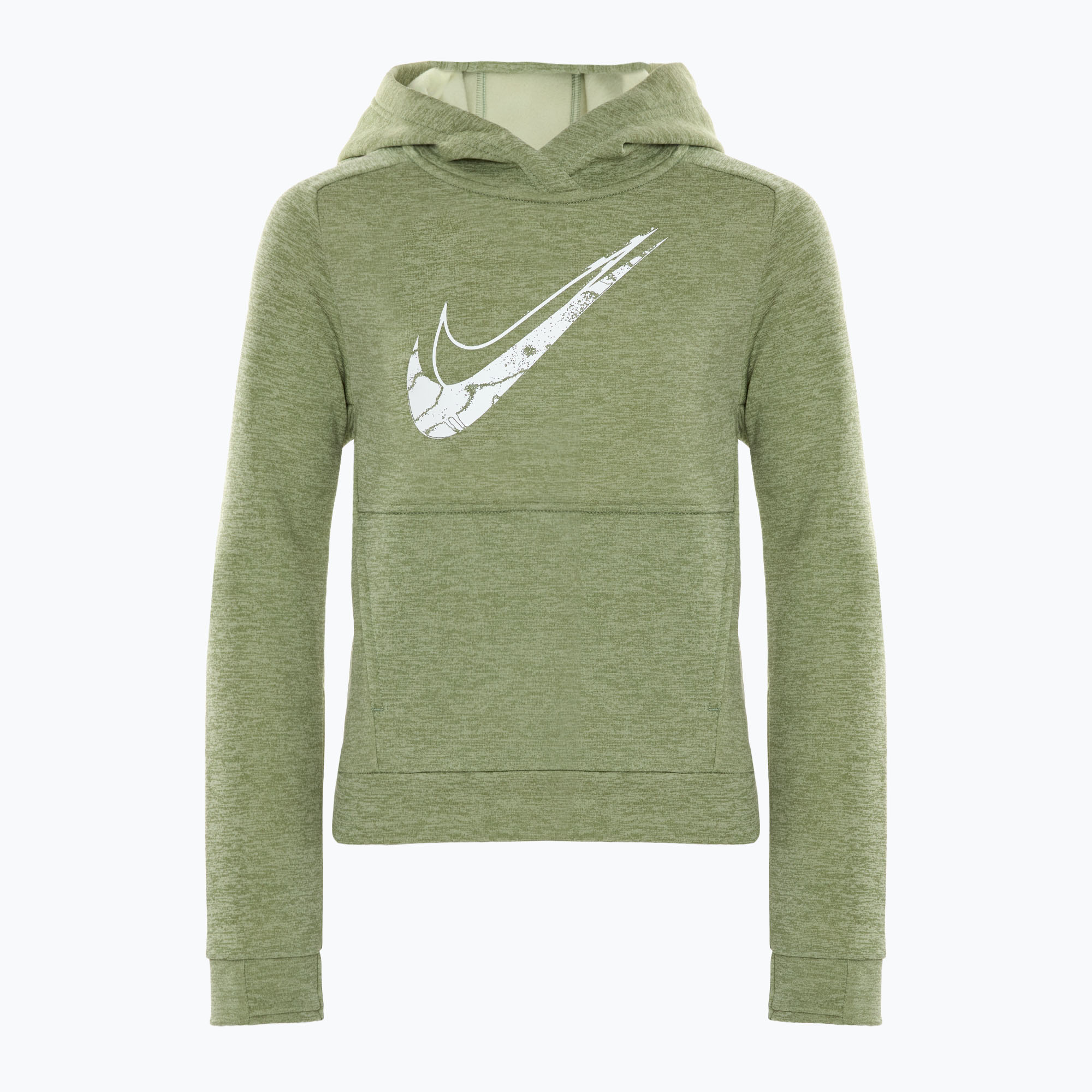Bluza dziecięca Nike Multi Stain Repel Therma-FIT Hoodie oil green/olive aura/heather/white 