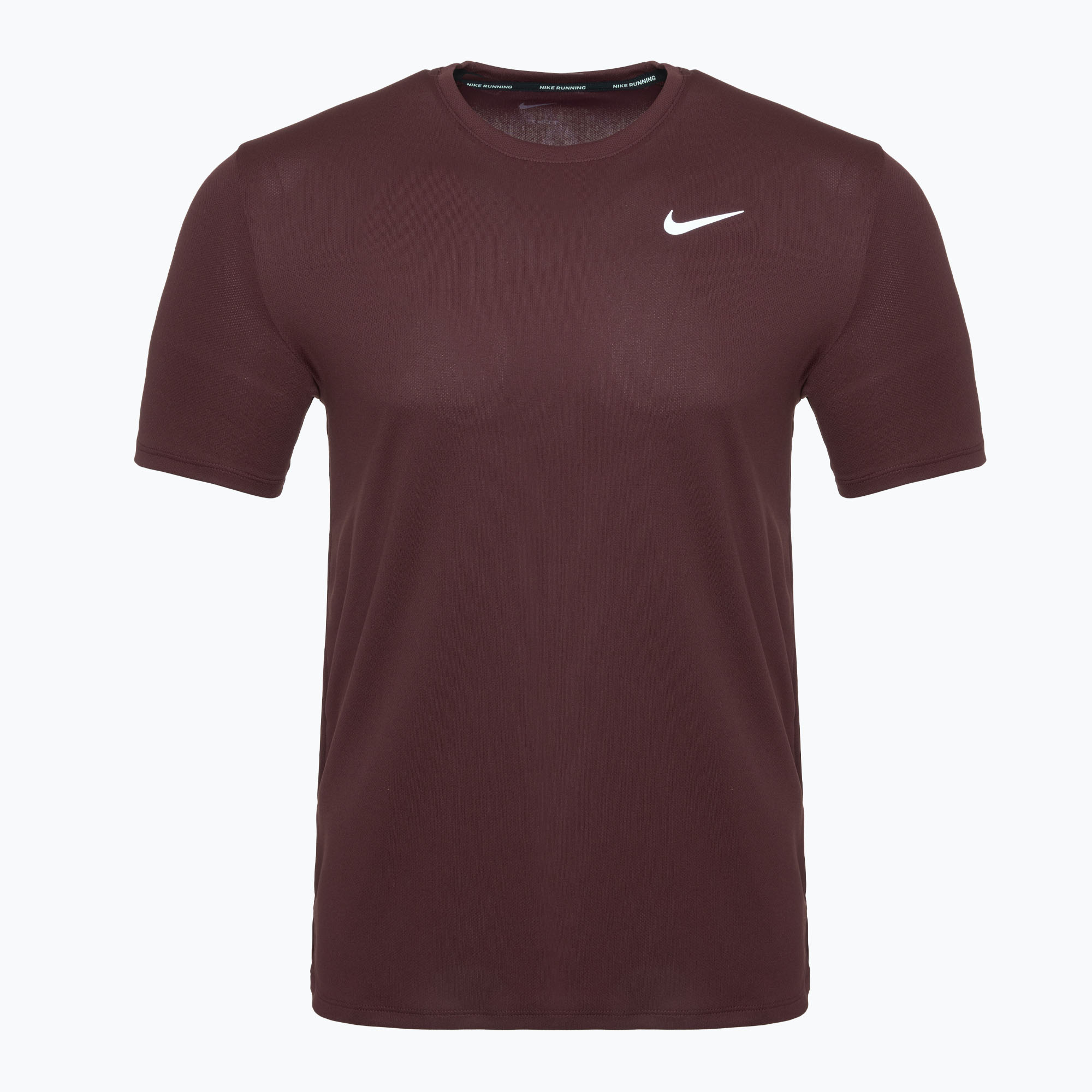 Мъжка тениска за бягане Nike Dri-Fit UV burgundy crush