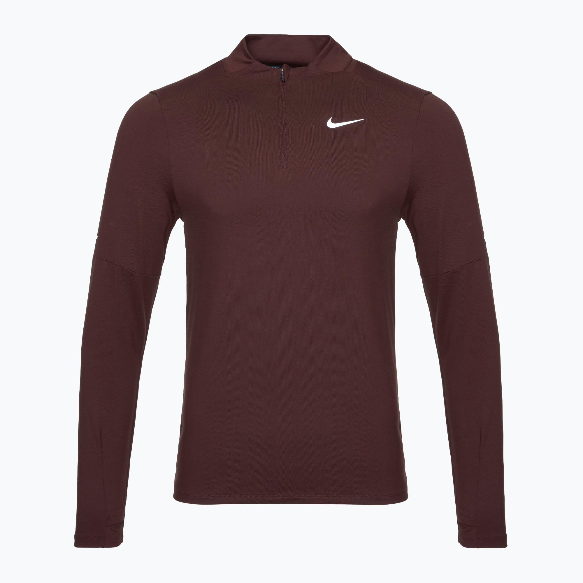 Longsleeve do biegania męski Nike Dri-FIT Element 1/2-Zip burgundy crush 