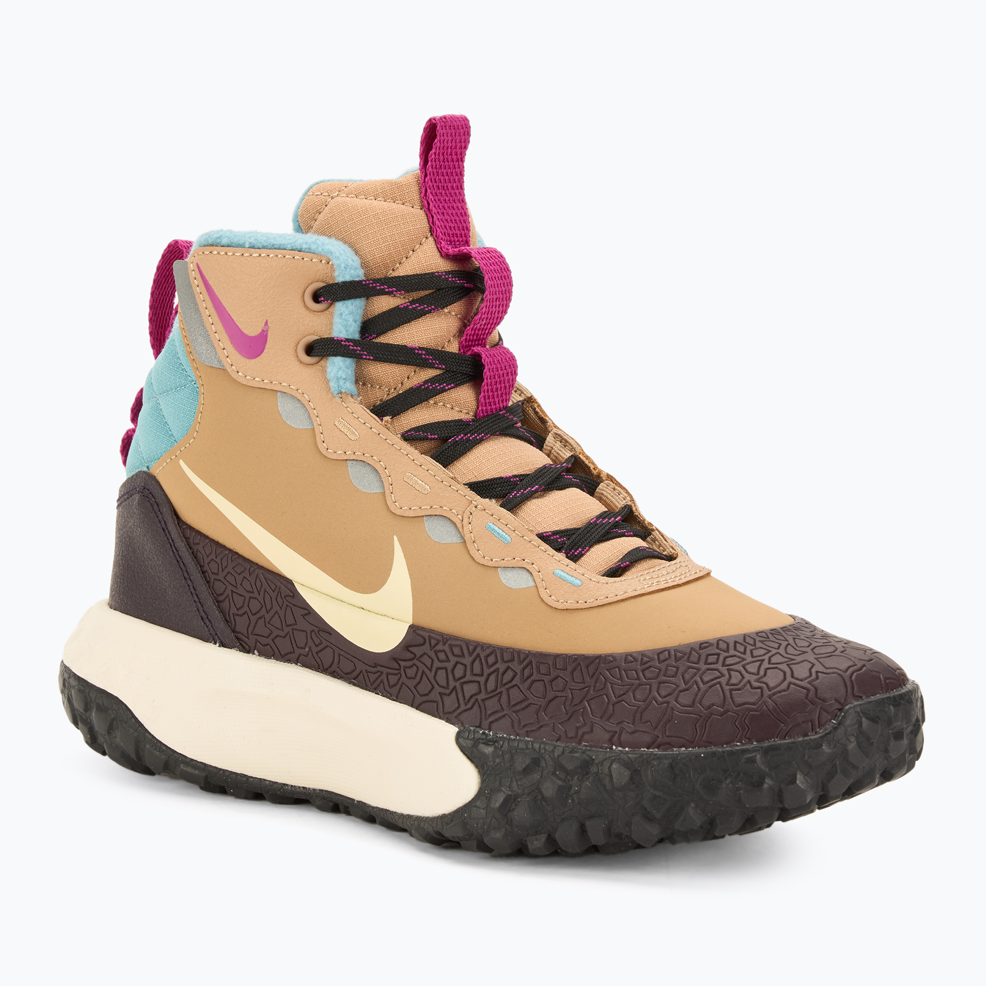 Buty dziecięce Nike Terrascout hemp/burgundy ash/denim turquoise/pale ivory 