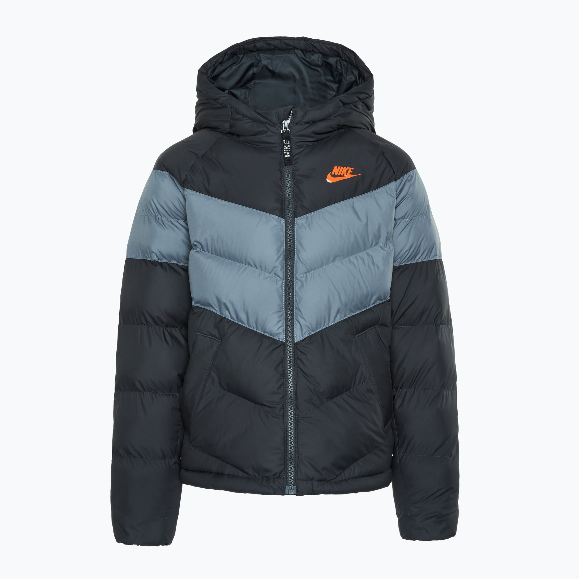 Kurtka dziecięca Nike Sportswear Big Kids Synthetic anthracite/ cool grey/ safety orange 