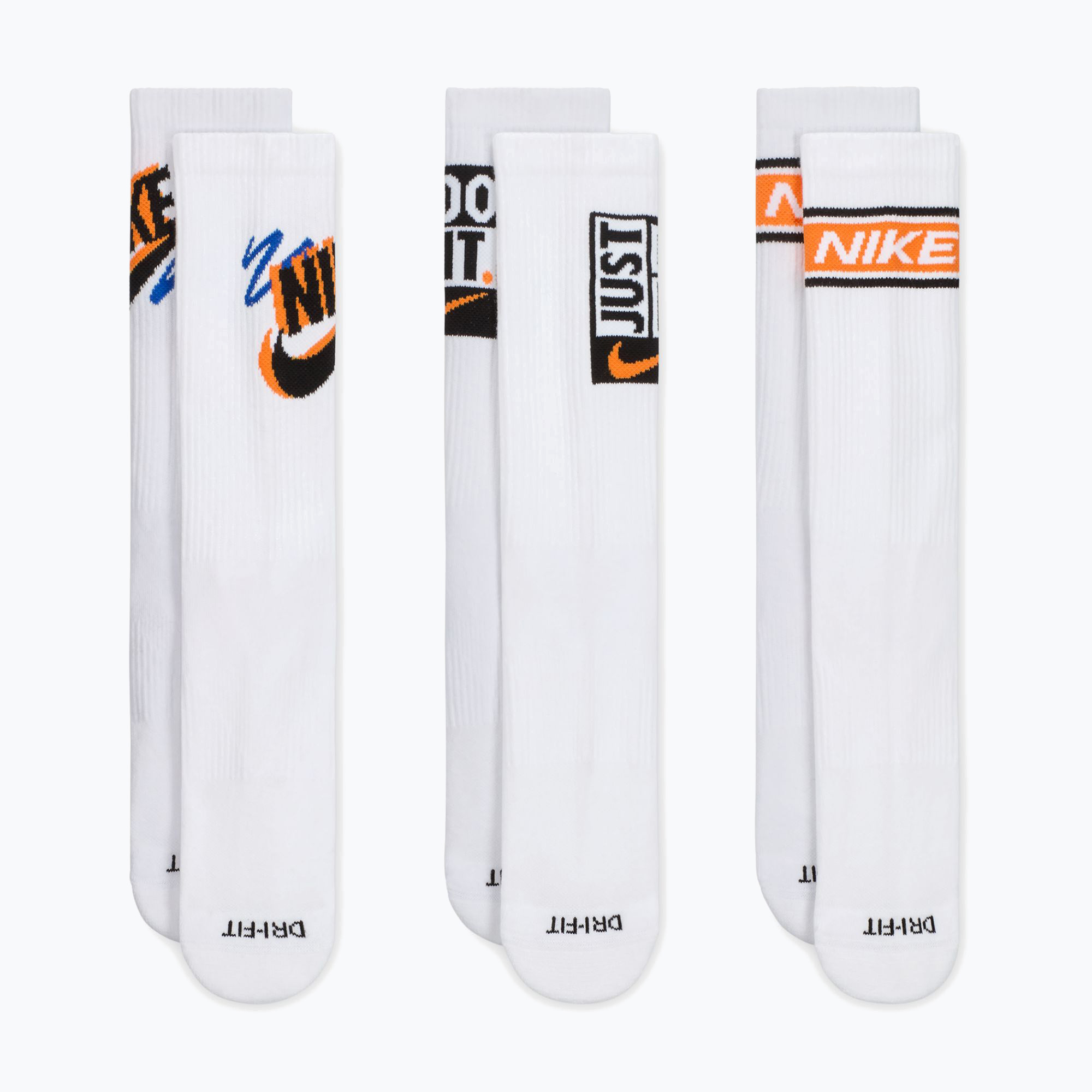 Zoknik Nike Everyday Plus Crew 3 pár multi-color/901 (Everyday Plus Crew HJ9336)