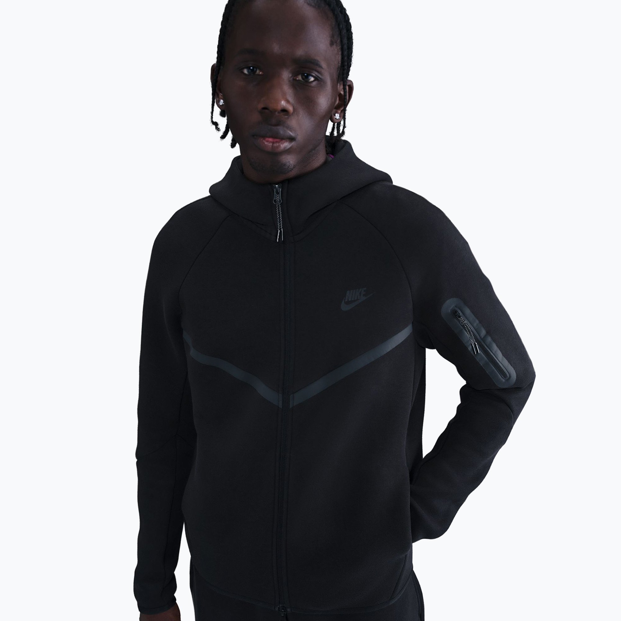 Bluza męska Nike Tech Windrunner Full Zip cave black/black 